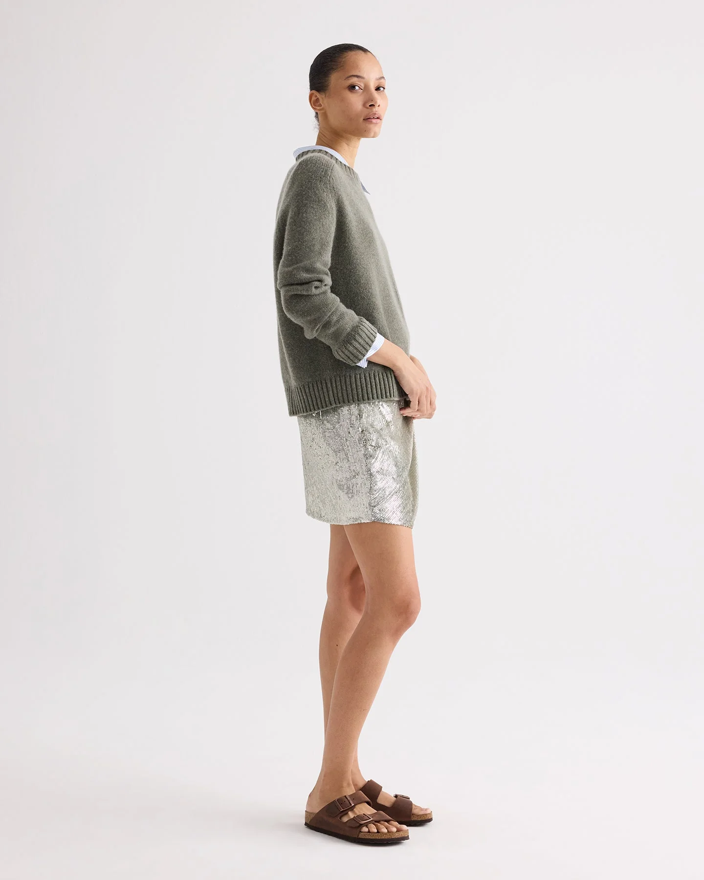 TWP - Short Lover Skirt in Sequins - Image 4