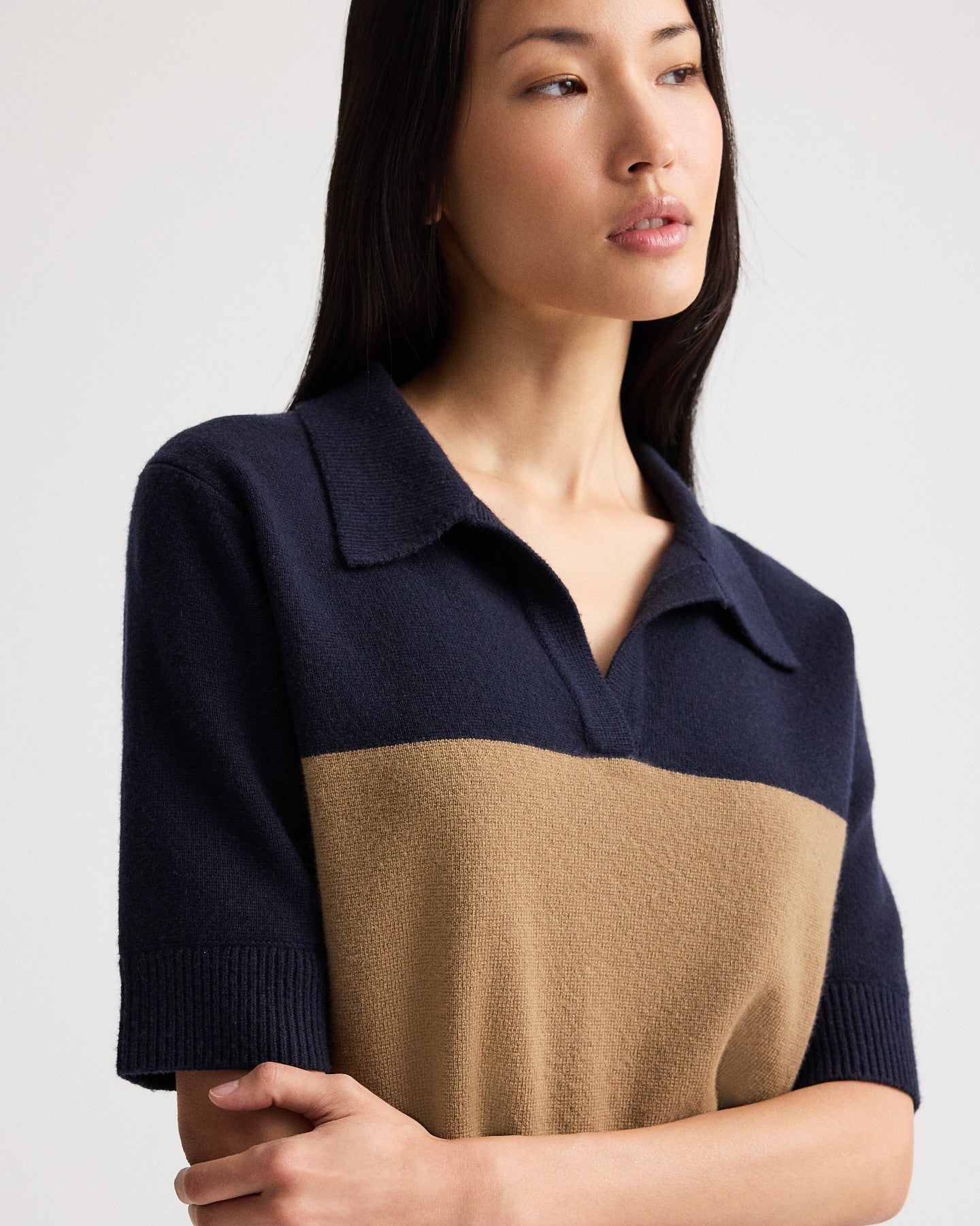 TWP - Slightly Oversized Polo in Italian Cashmere - Image 2