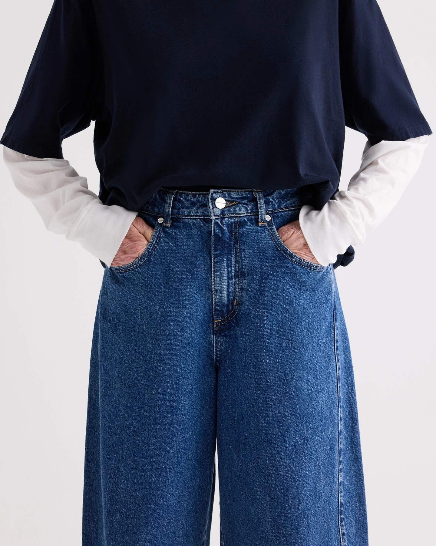 TWP - Slouchy Boyfriend Jeans in Heavy Denim - Image 4