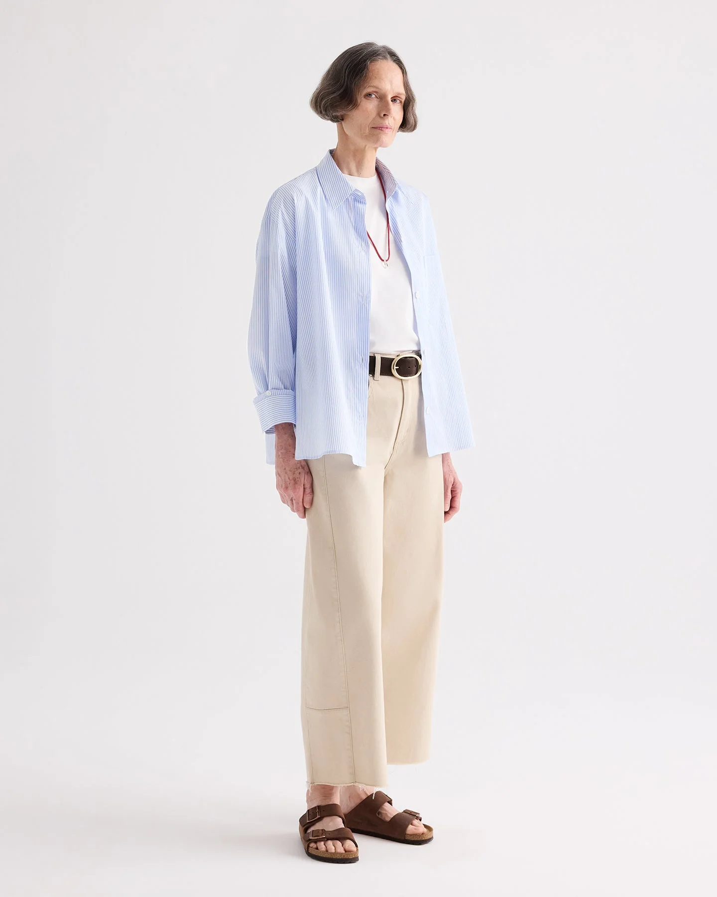 TWP - Slouchy Boyfriend Jeans in Sandshell Denim - Image 3