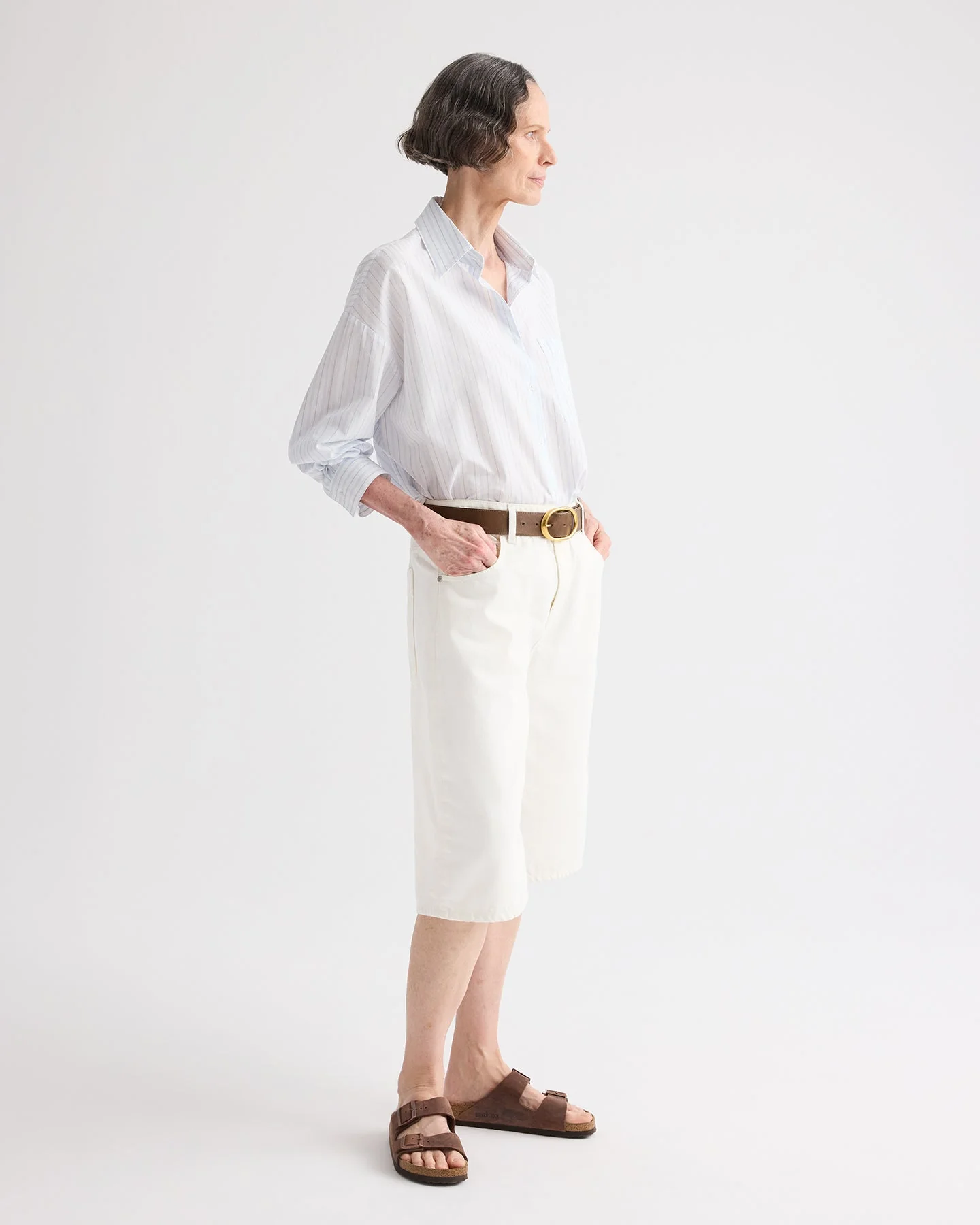 TWP - Something Borrowed Shirt in Cotton Stripes - Image 4