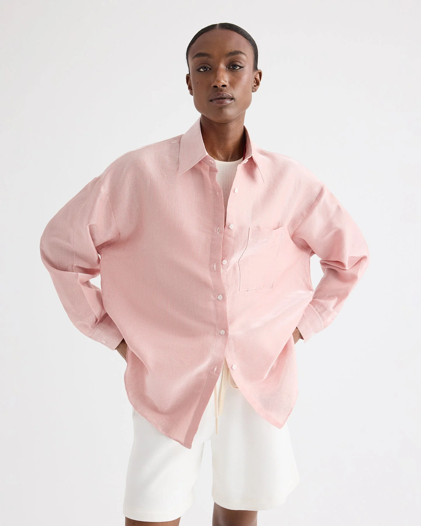 TWP - Something Borrowed Shirt in Cotton Stripes - Image 3