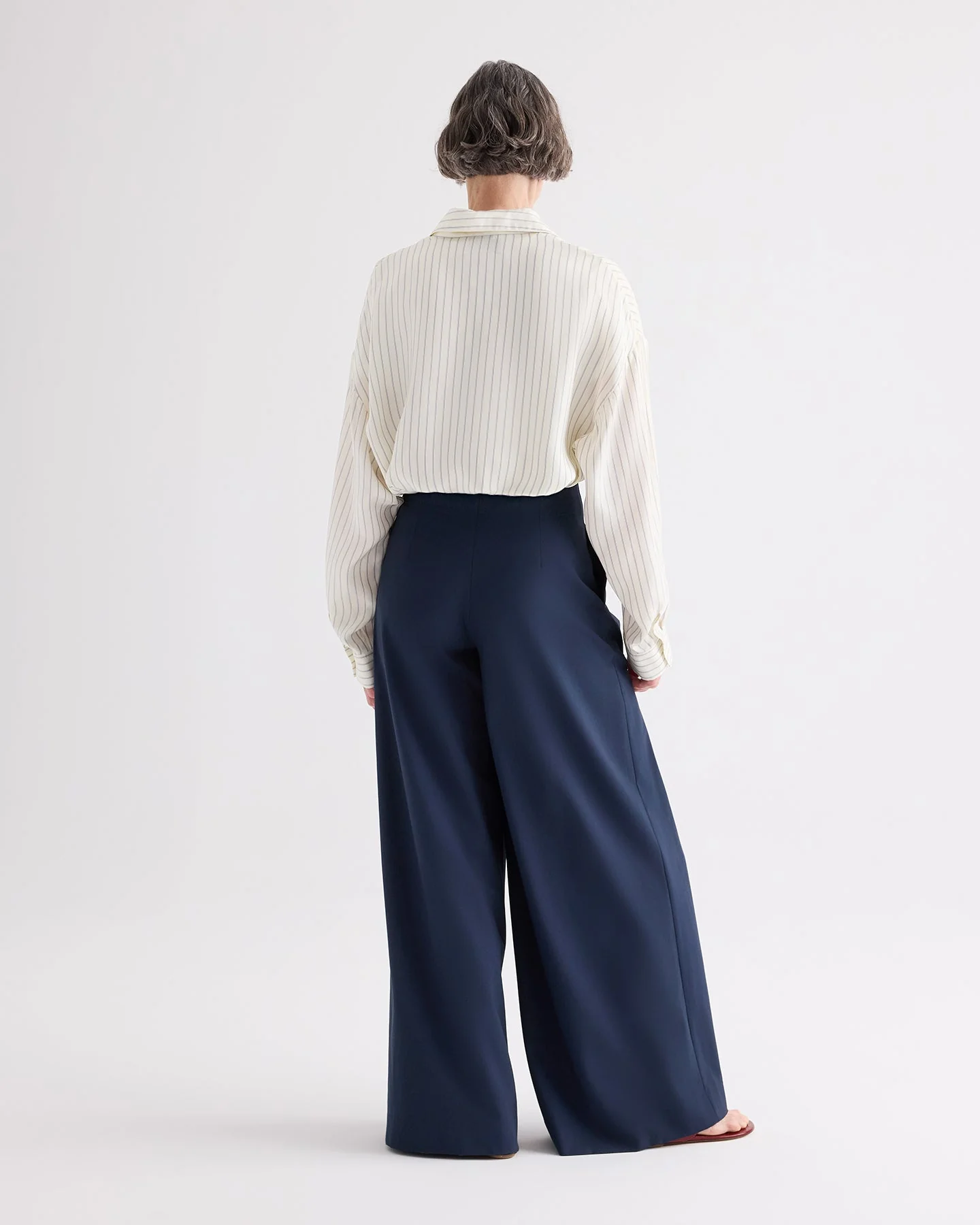 TWP - Something Borrowed Shirt in Pencil Stripe Viscose - Image 5