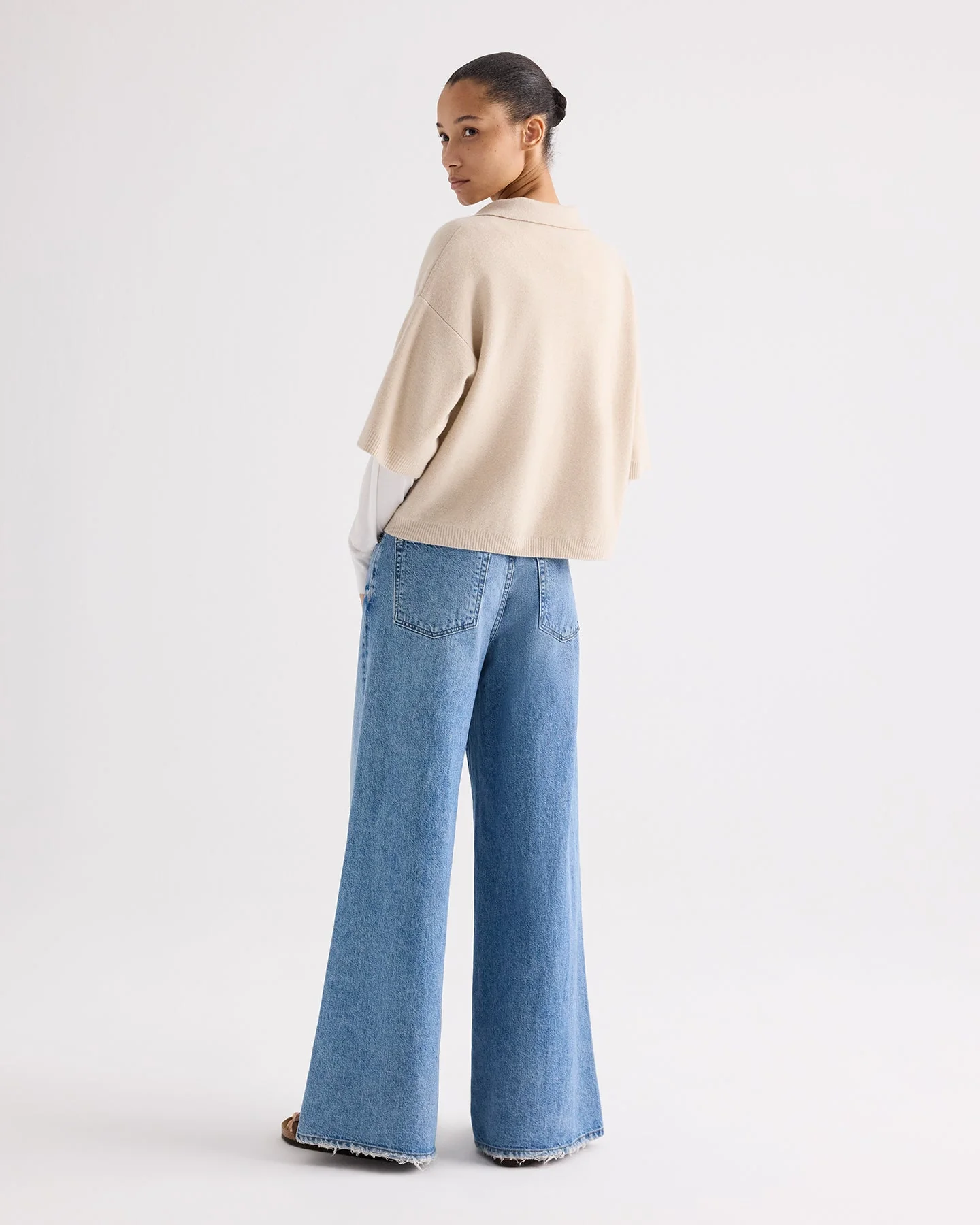 TWP - SS Polo Sweater in Italian Cashmere - Image 5
