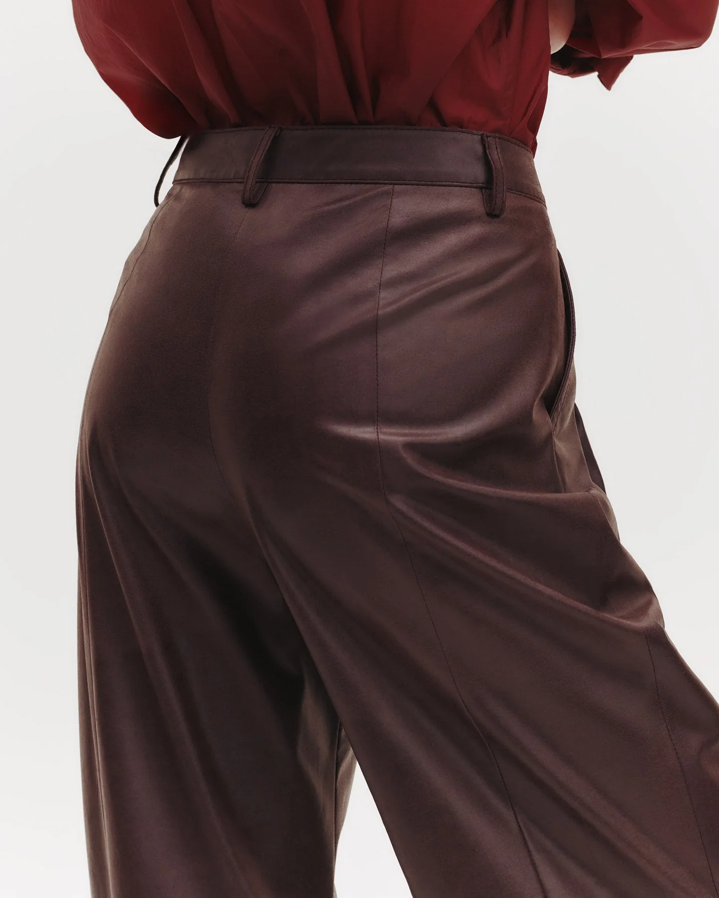 TWP - Sulli Pant in Paper Leather - Image 4