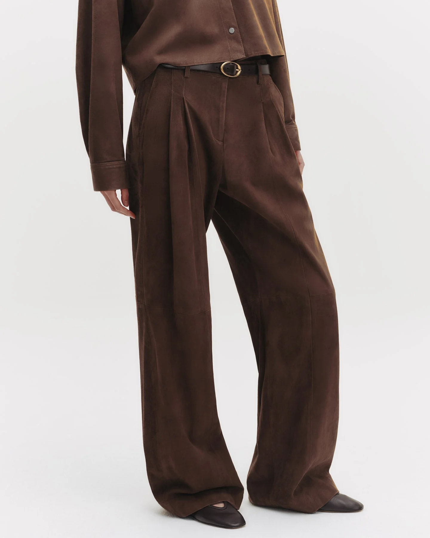TWP - Sulli Pant in Paper Suede