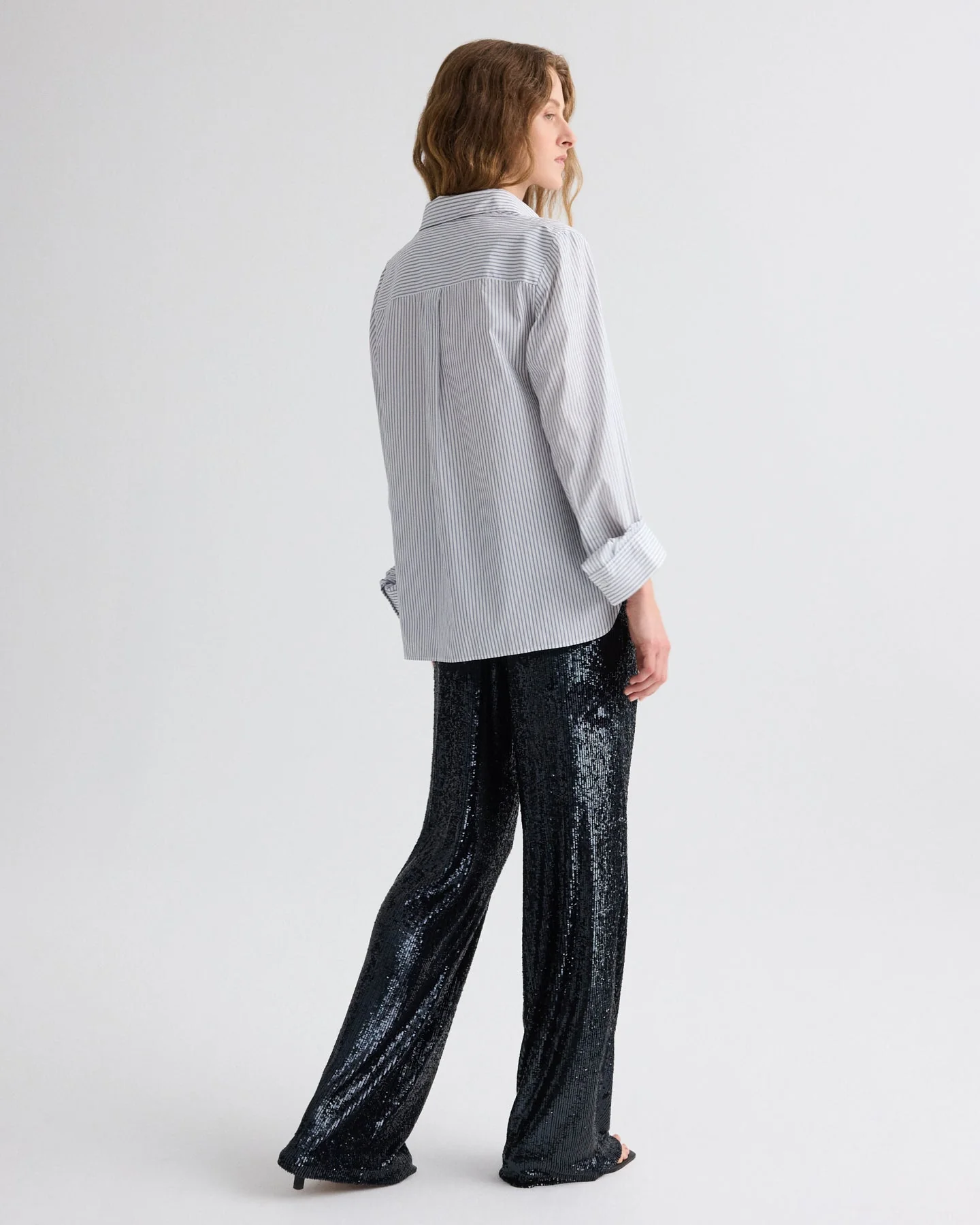 TWP - Sulli Pant in Stripe Sequin Mesh - Image 6