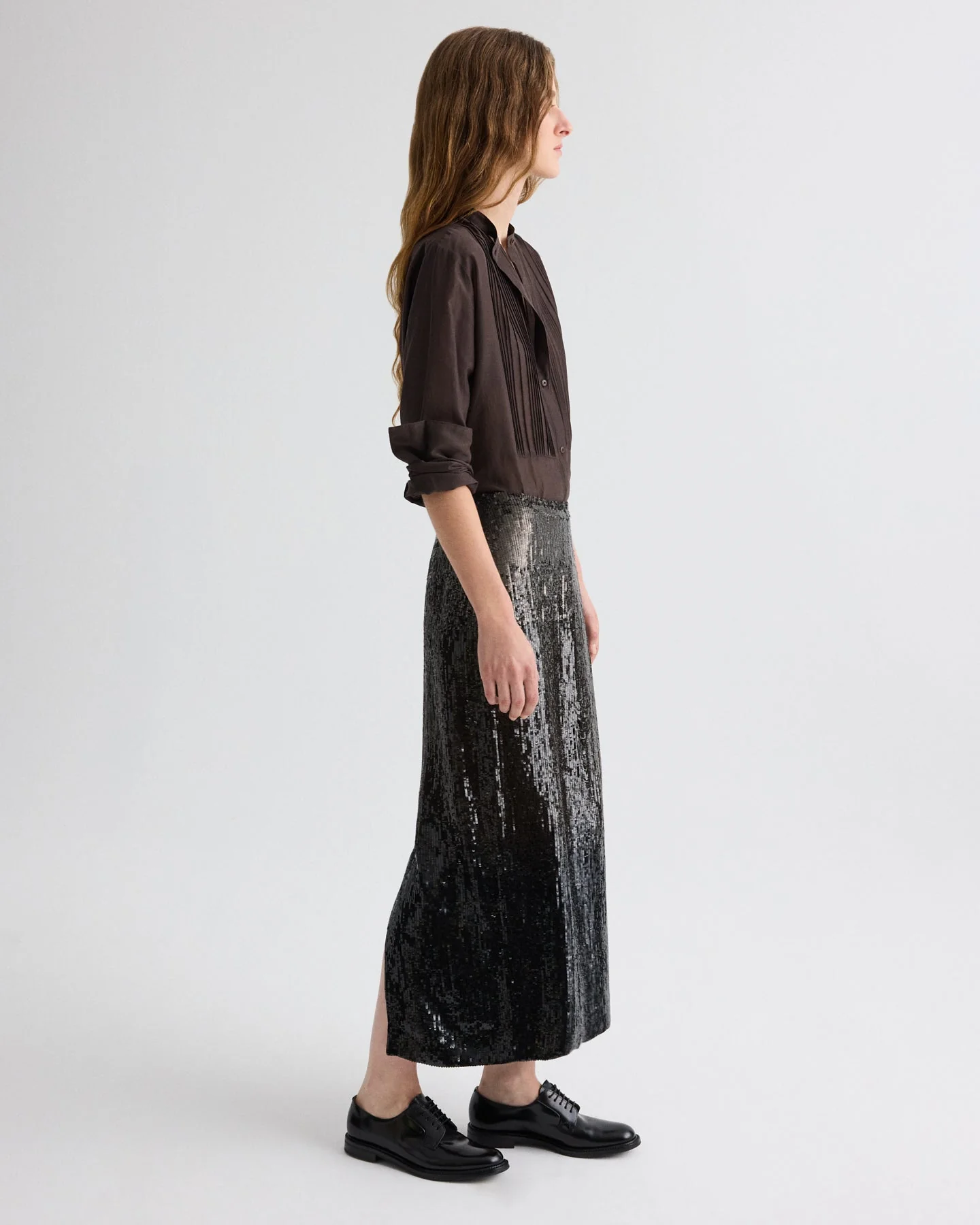 TWP - Sylkie Skirt in Fishscale Sequins - Image 4