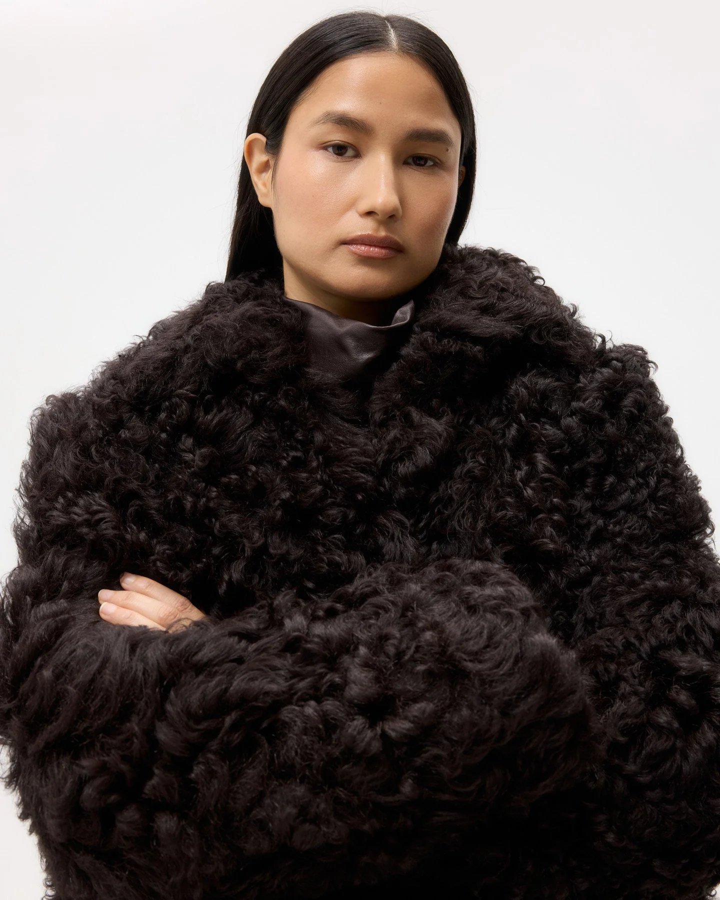 TWP - Sylvia Jacket in Curly Hair Shearling - Image 2