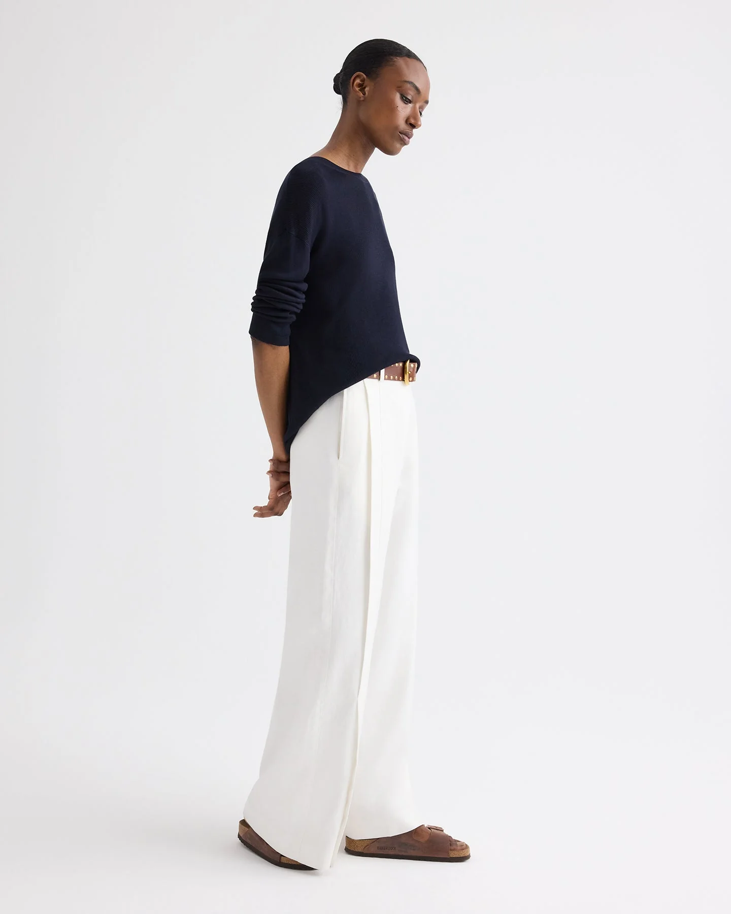 TWP - Taite Pant in Chintzed Linen - Image 4