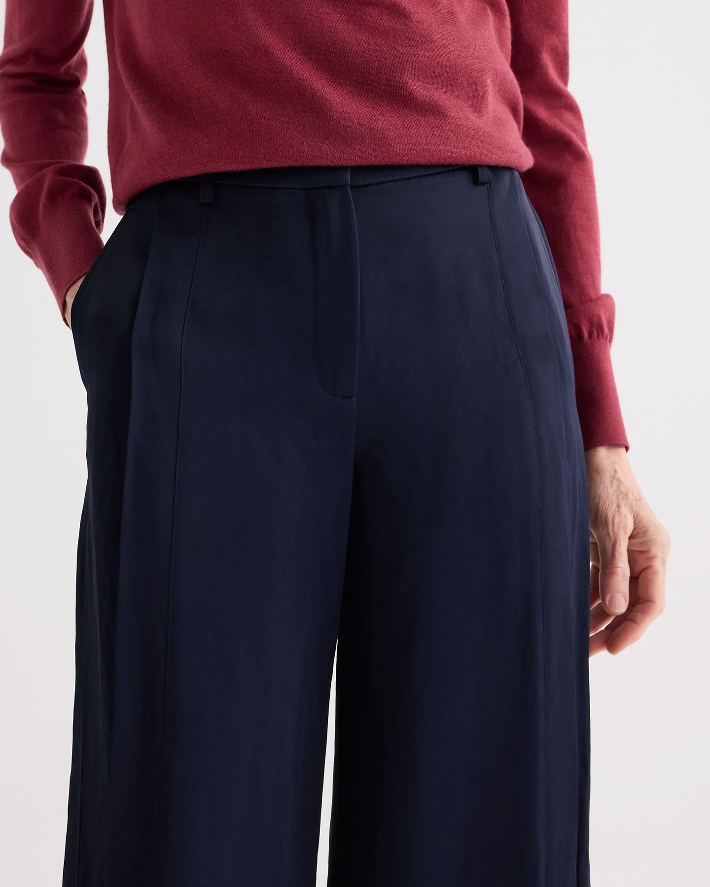 TWP - Taite Pant in Coated Viscose Linen - Image 3