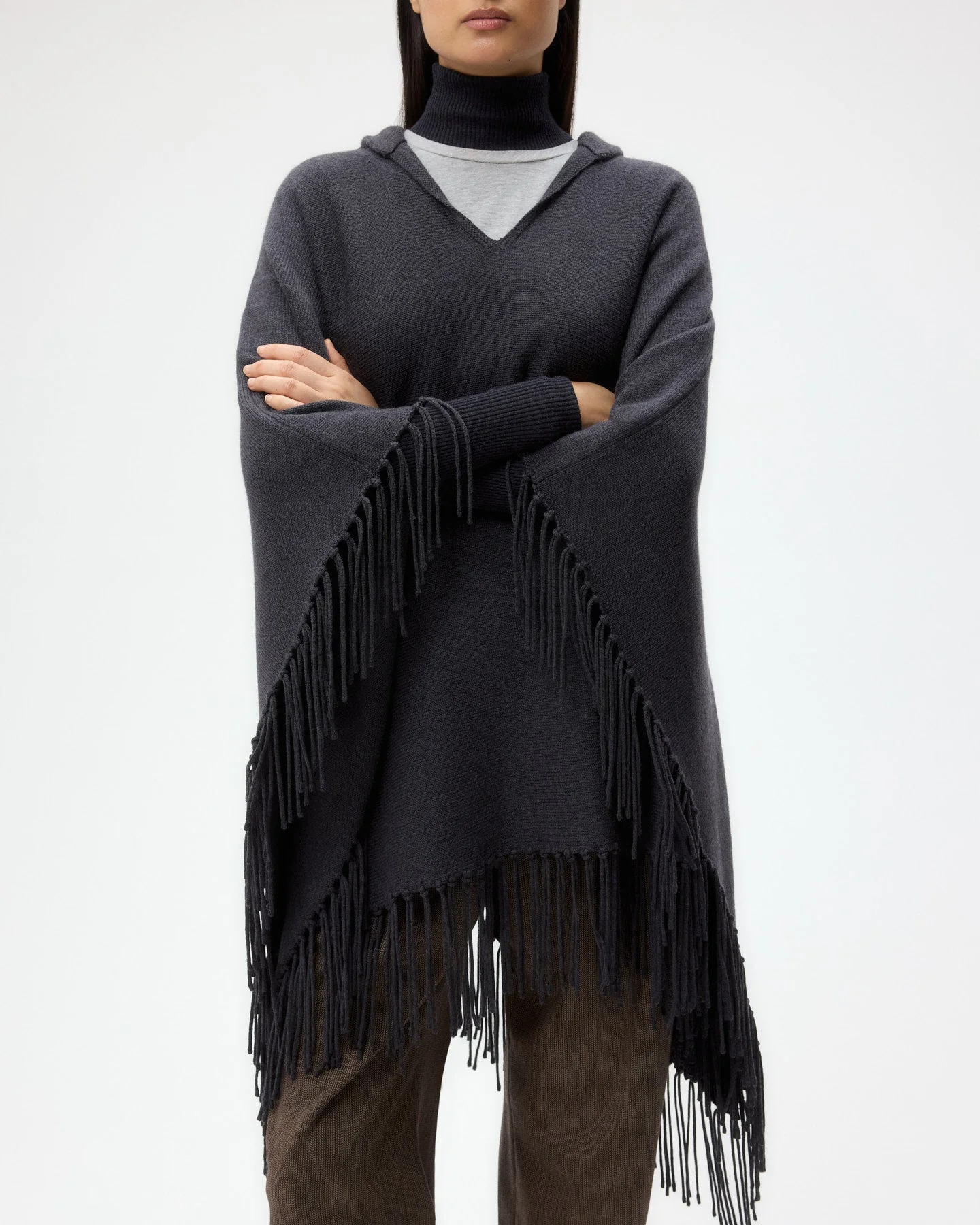 TWP - Take Me Home Poncho in Merino Wool - Image 2