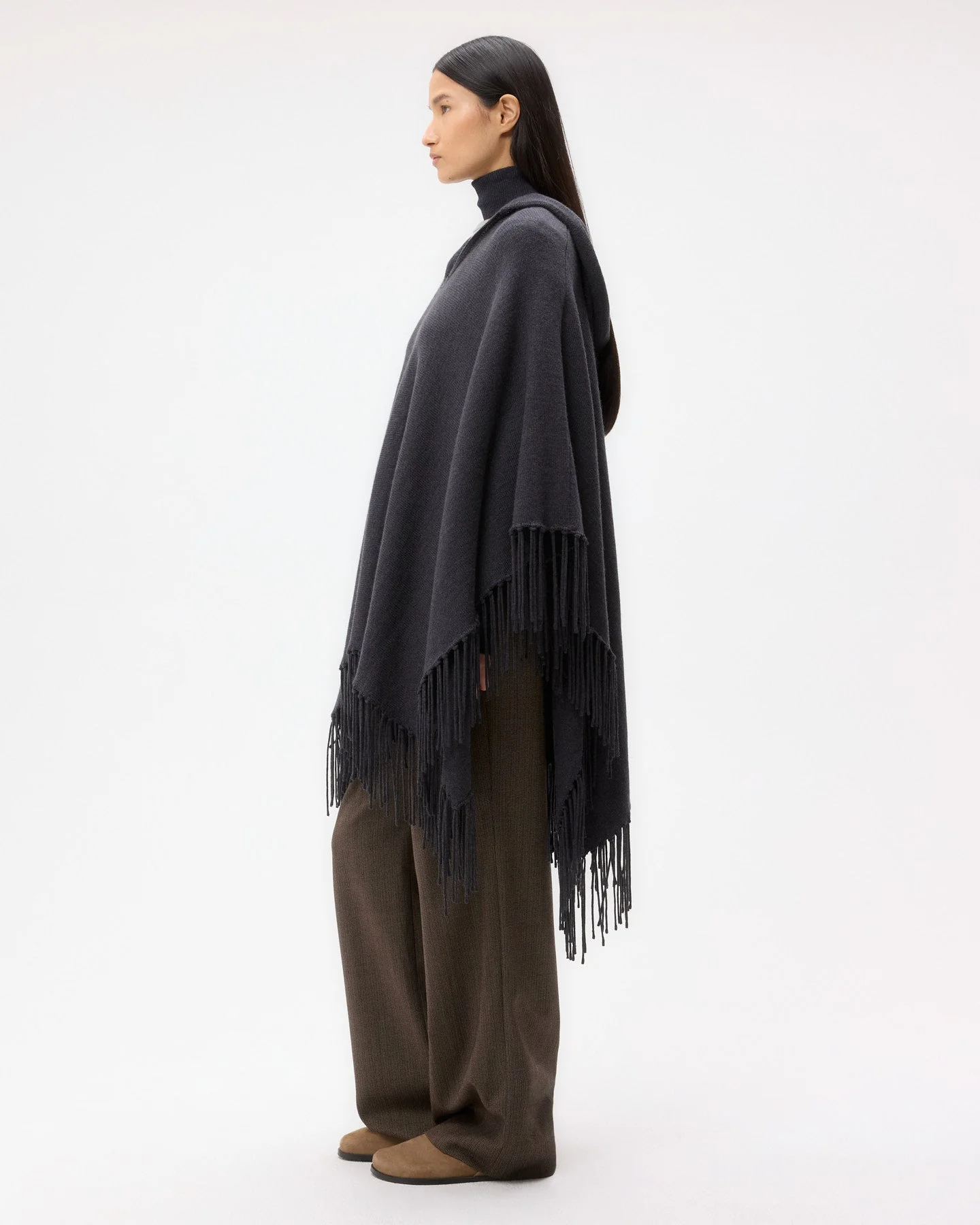 TWP - Take Me Home Poncho in Merino Wool - Image 4