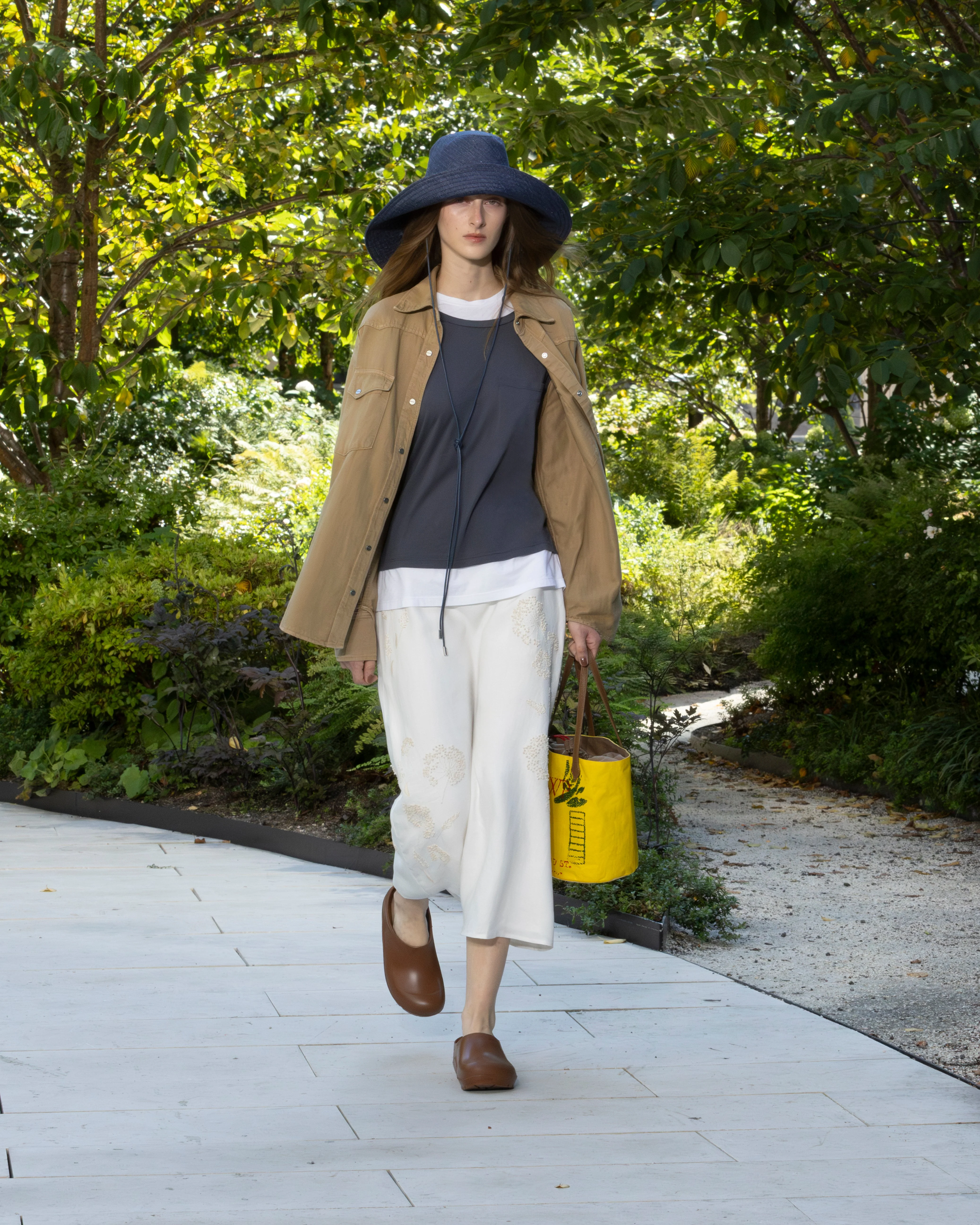 TWP - The A - Line Skirt in Embroidered Washed Linen - Image 2