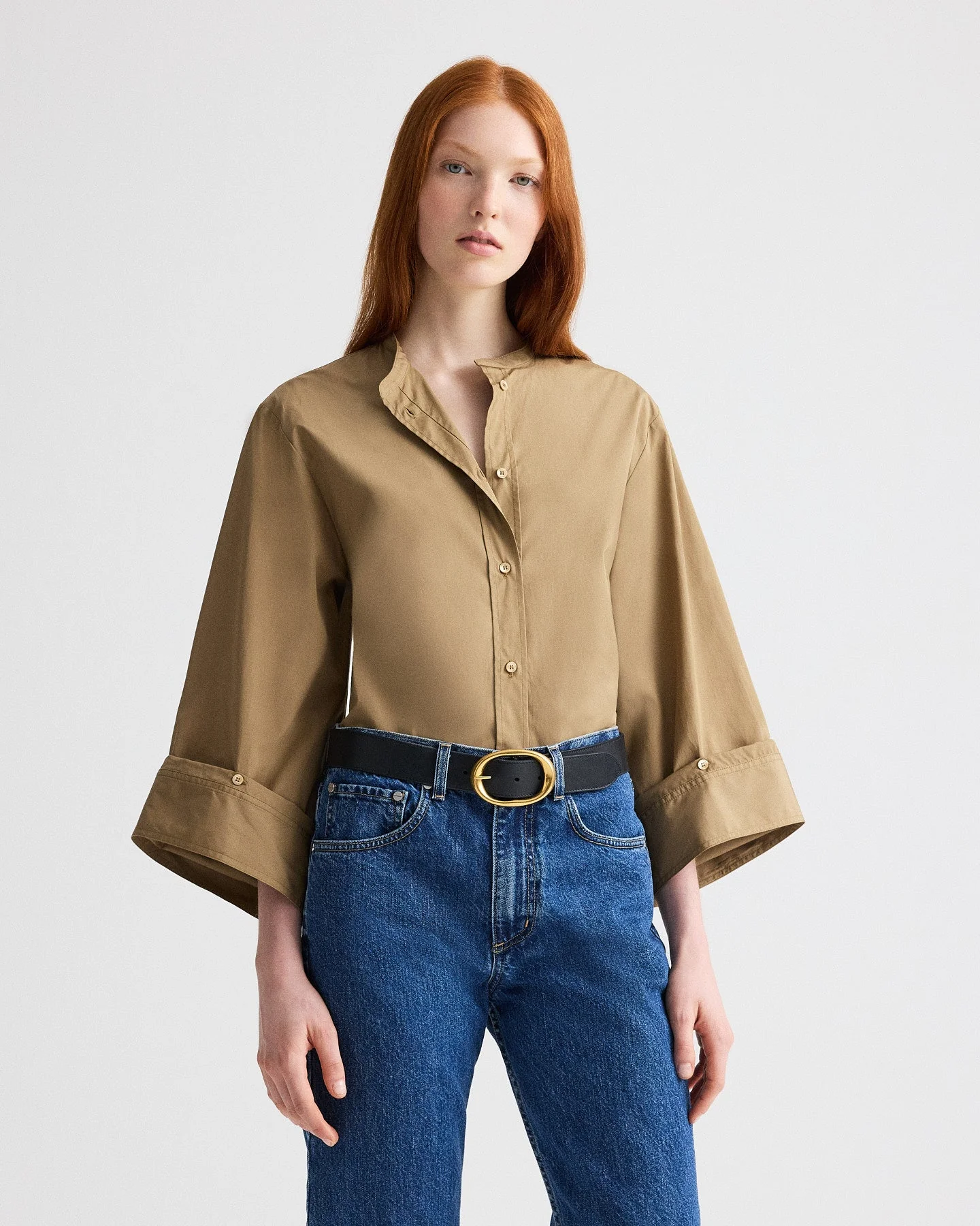TWP - The Beau Shirt in Cotton Shirting - Image 3