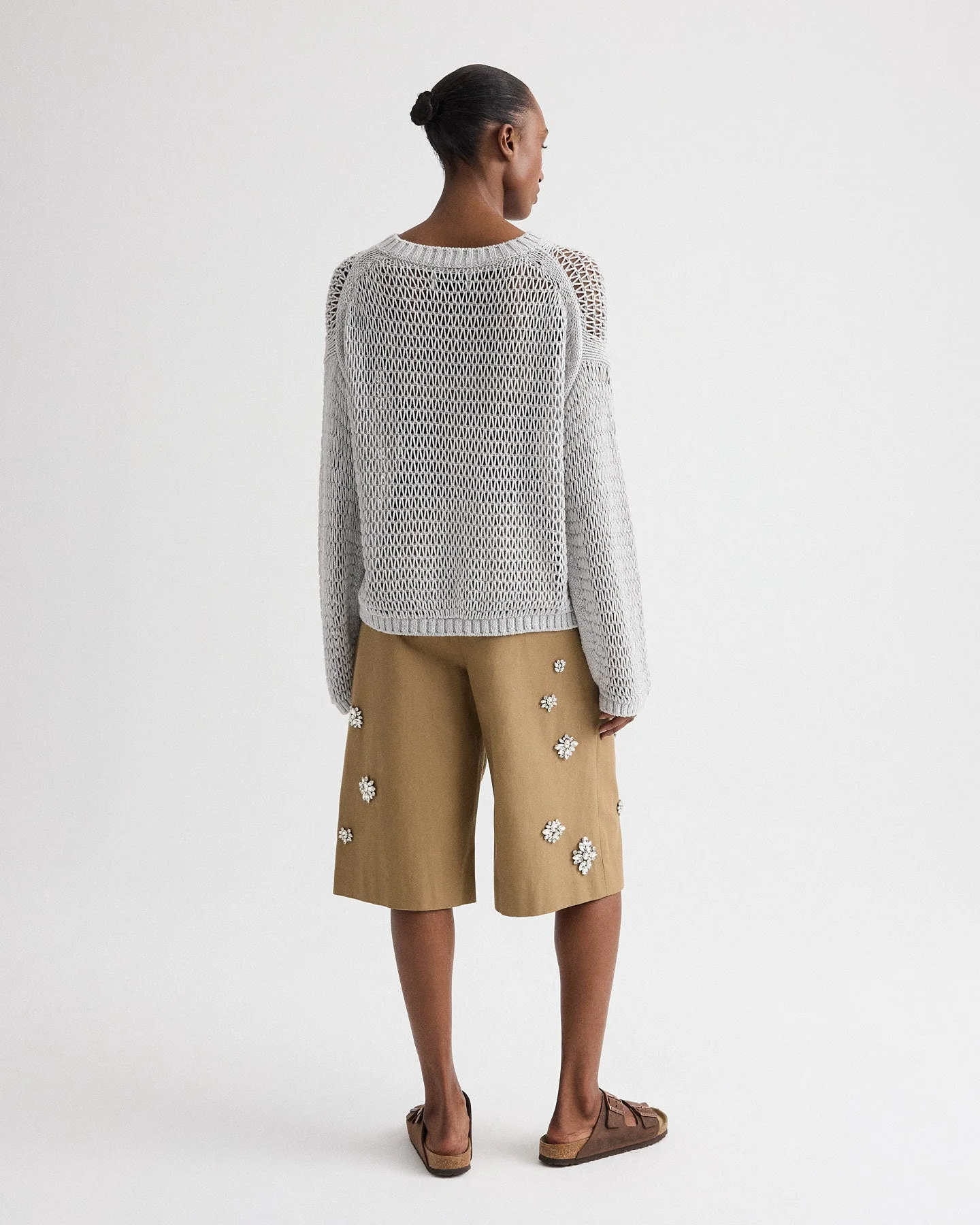 TWP - The City Short with Crystals in Water - Repellent Cotton Canvas - Image 4