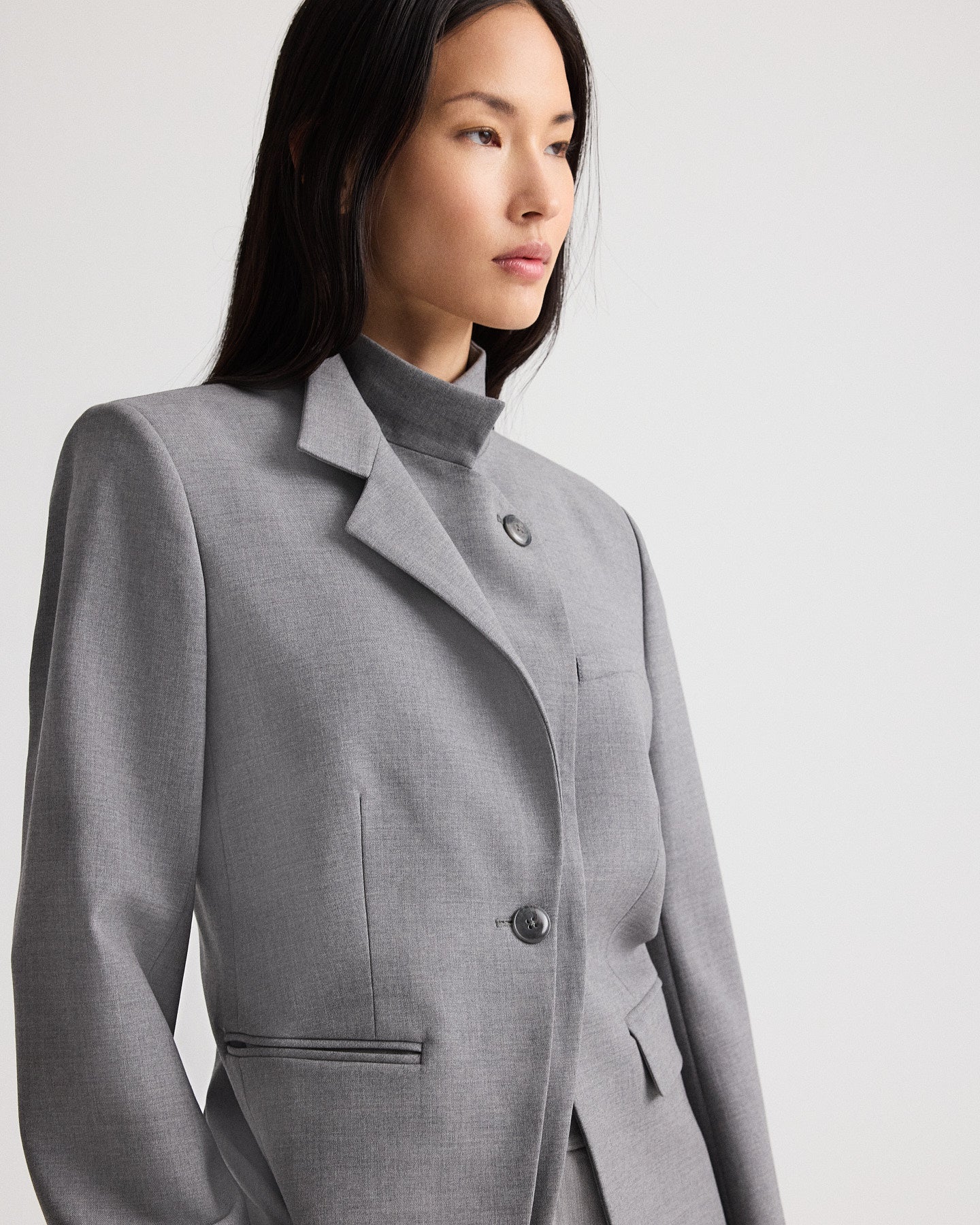 TWP - The Double Take Blazer in Soft Finish Stretch Wool - Image 3
