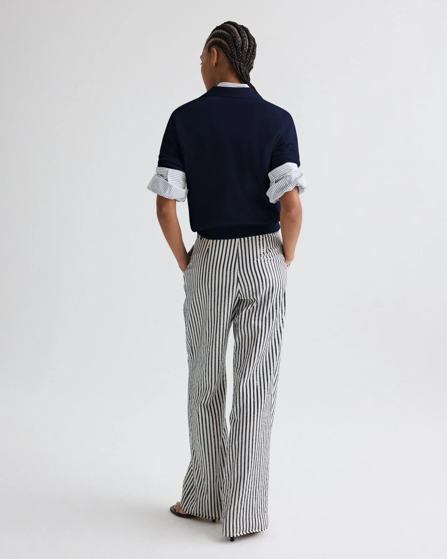 TWP - The Polo Sweater in Wool Silk - Image 6