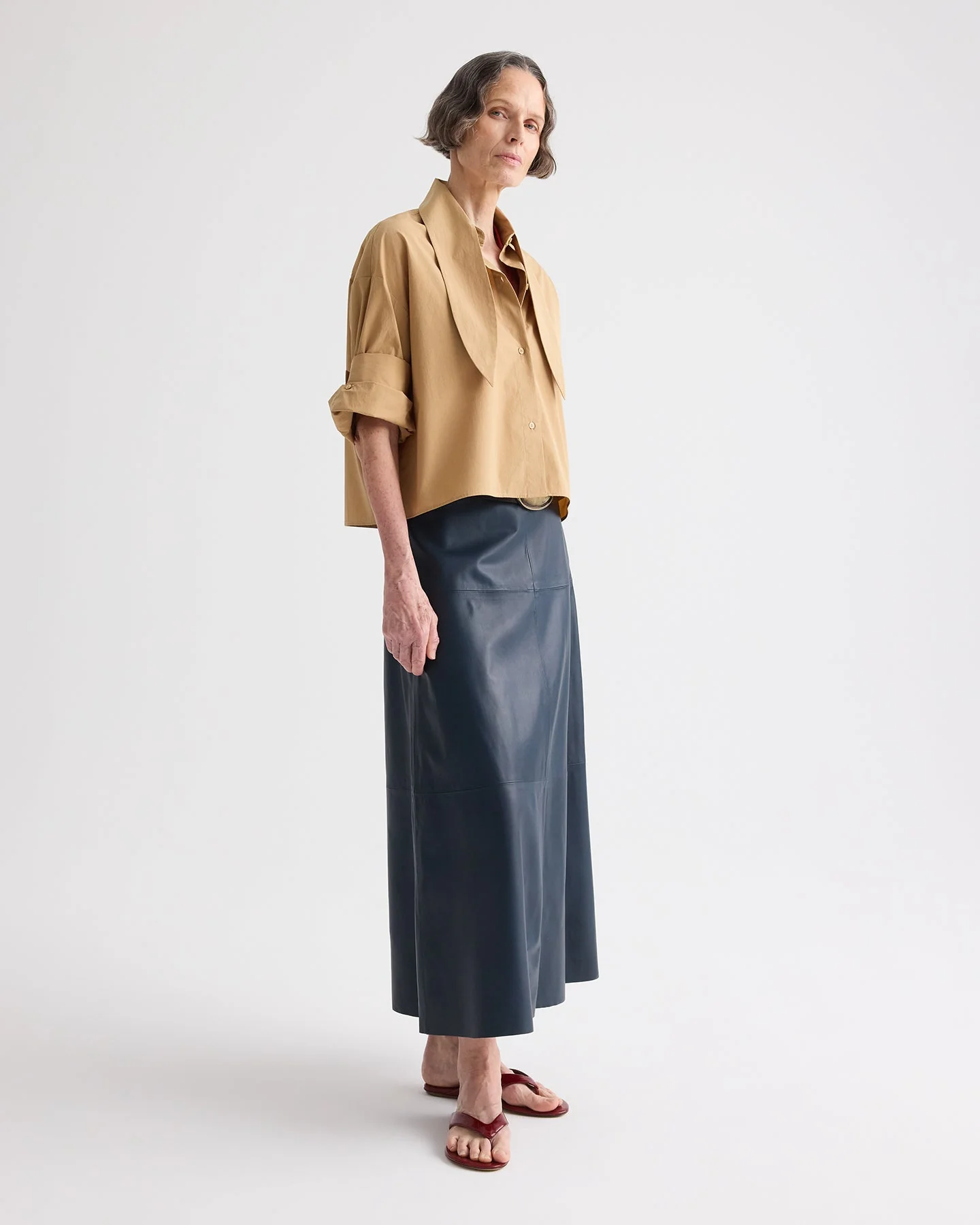 TWP - Tie One On Shirt in Cotton Poplin - Image 4