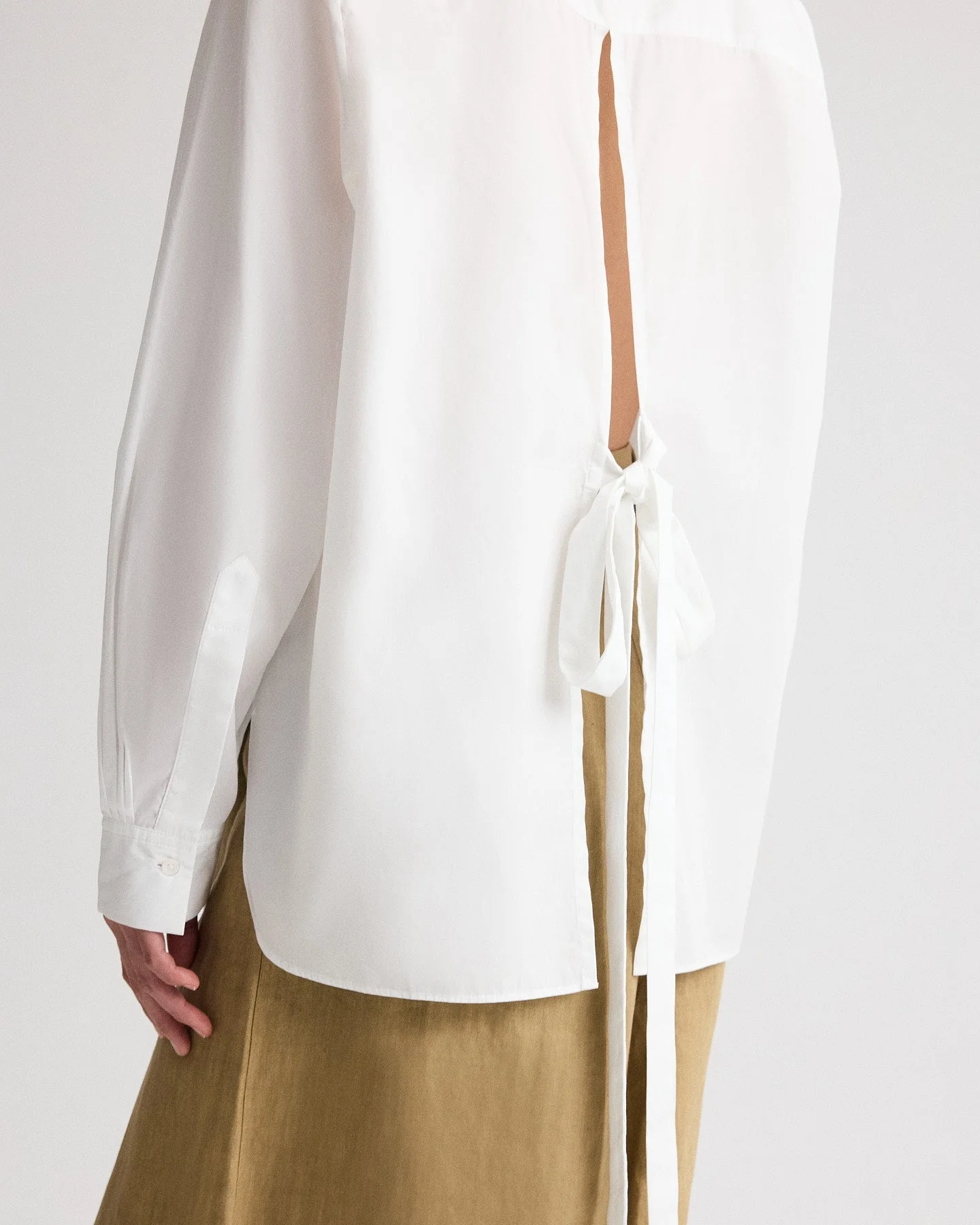 TWP - Tied Down Shirt in Superfine Cotton Shirting - Image 2