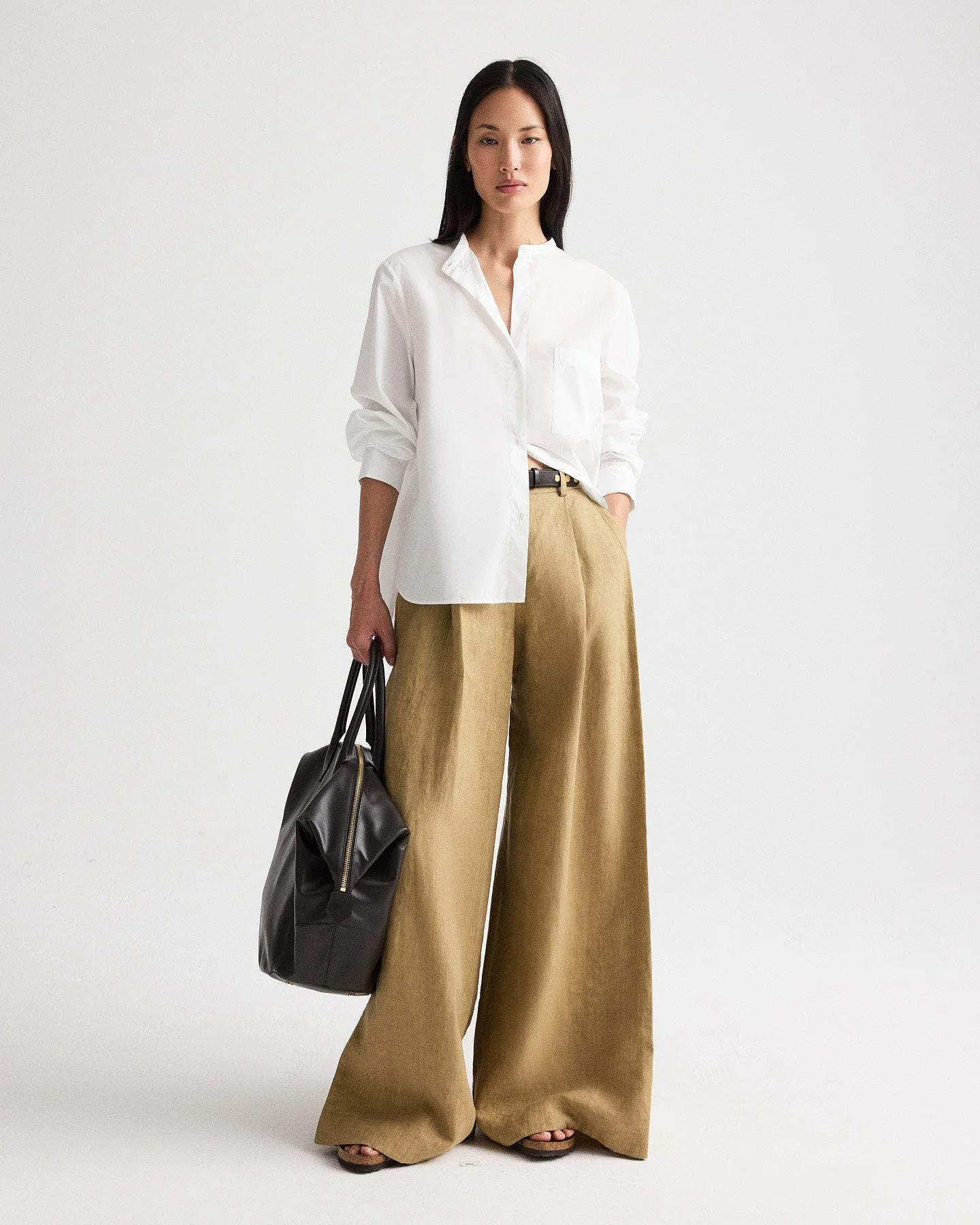 TWP - Tied Down Shirt in Superfine Cotton Shirting - Image 3