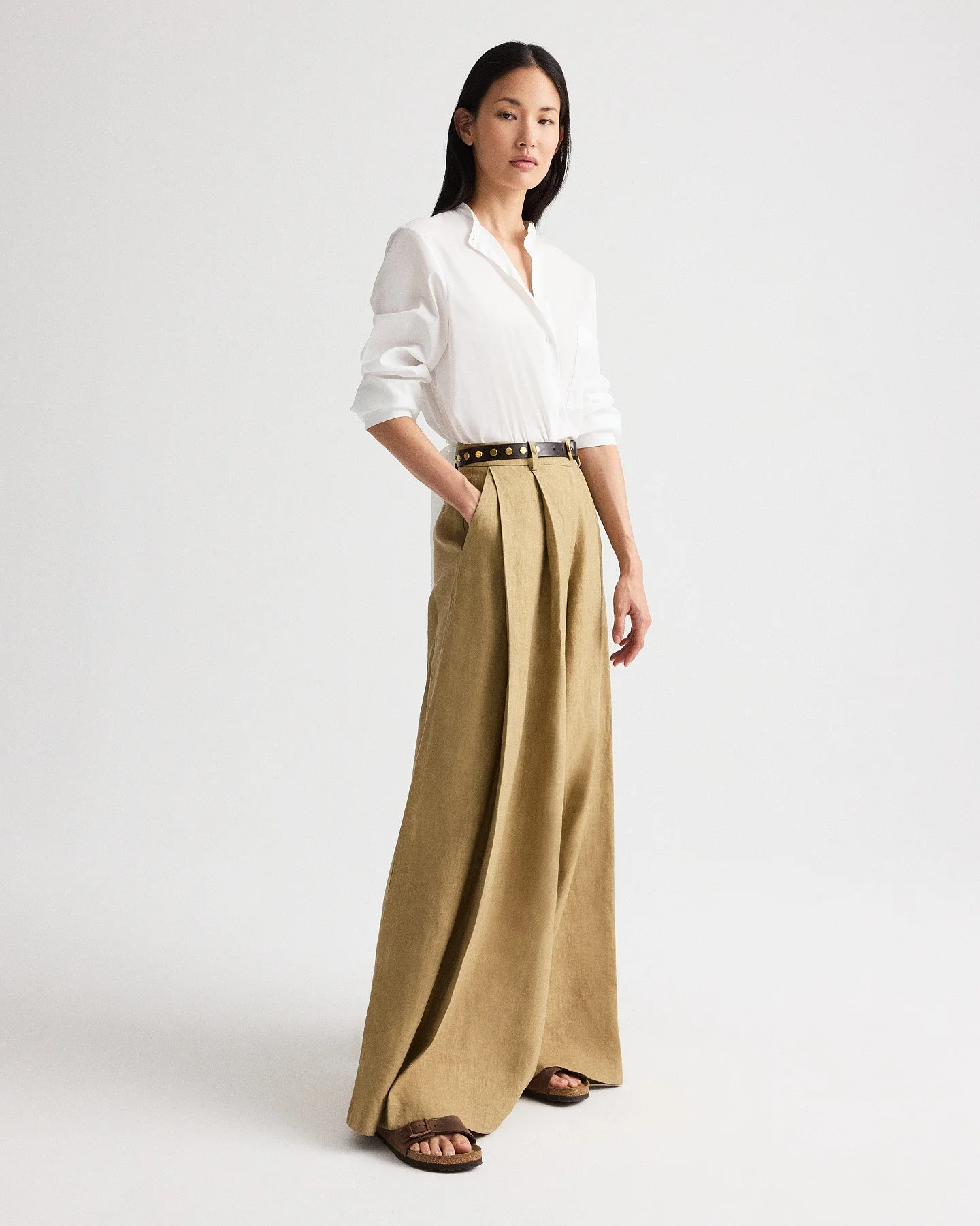 TWP - Tied Down Shirt in Superfine Cotton Shirting - Image 4