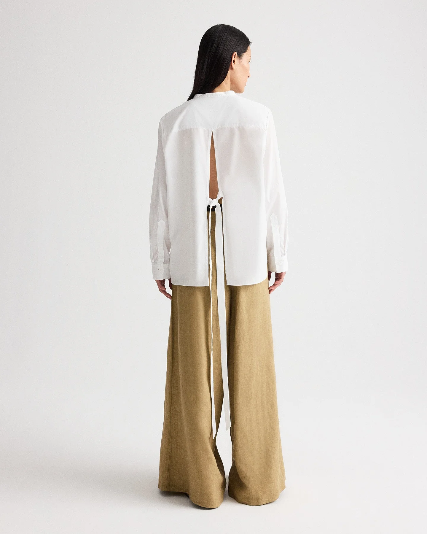 TWP - Tied Down Shirt in Superfine Cotton Shirting - Image 5