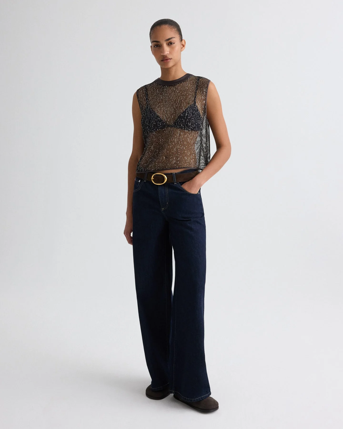 TWP - Tiny Dancer Jean in Denim - Image 2