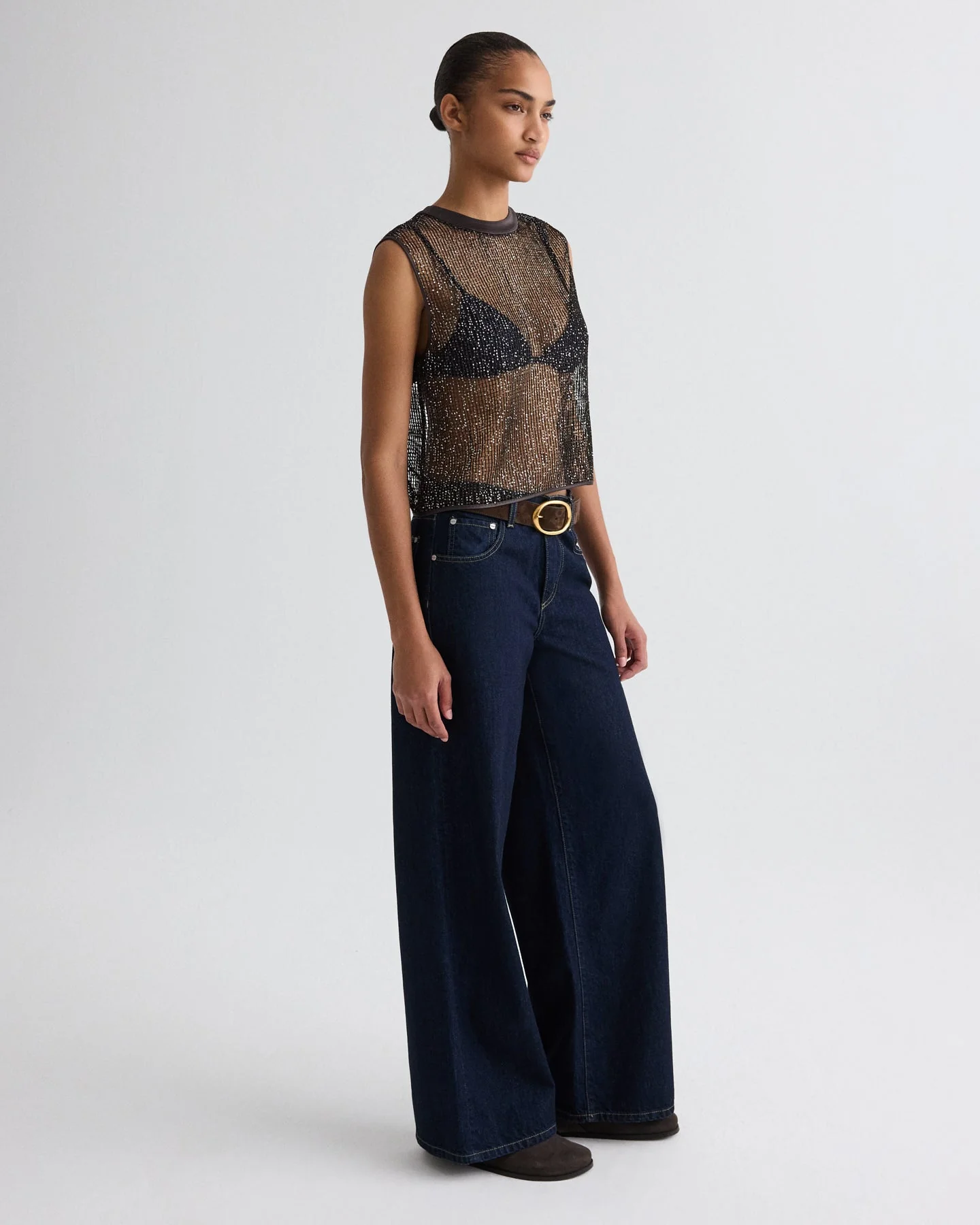 TWP - Tiny Dancer Jean in Denim - Image 3
