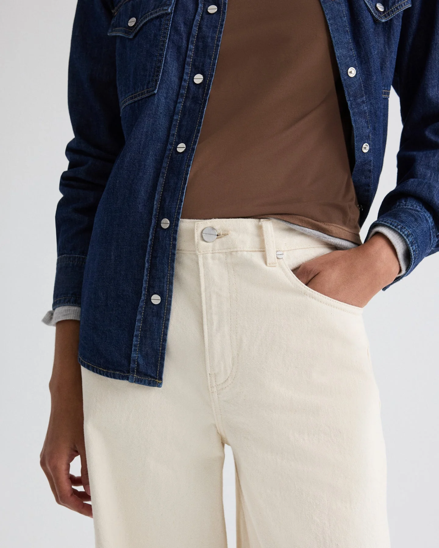 TWP - Tiny Dancer Jean in Natural Denim - Image 3