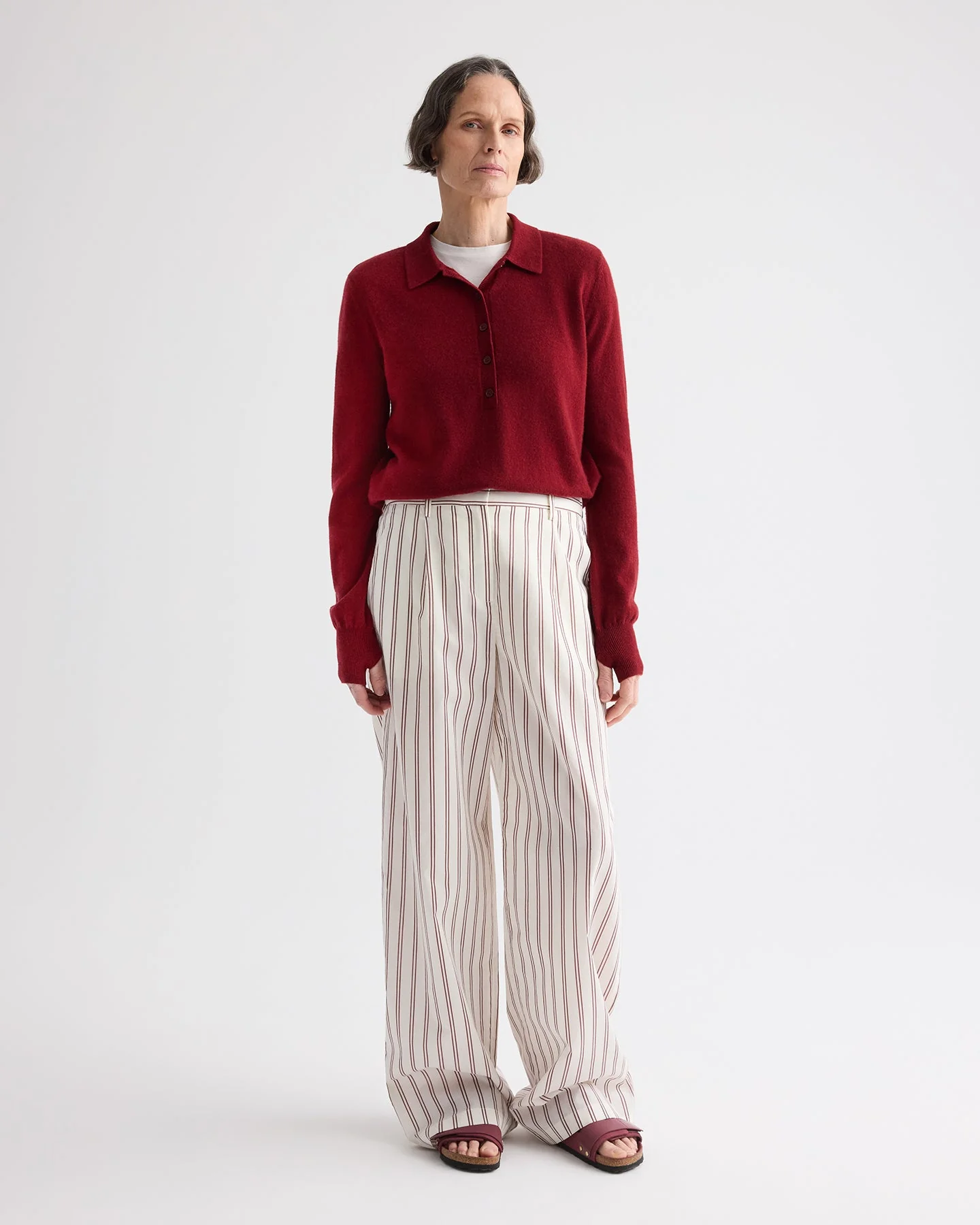 TWP - Uma Henley Sweater in Cashmere - Image 3