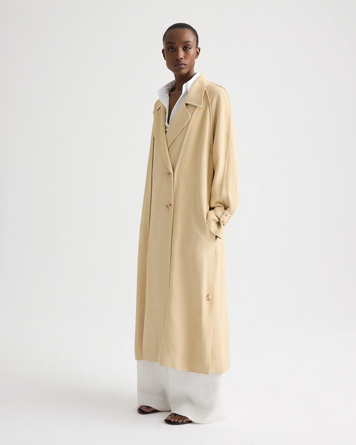 TWP - Unfinished Business Coat in Fluid Gabardine - Image 4