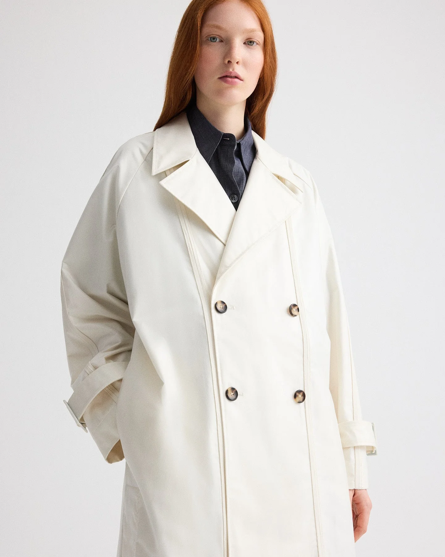TWP - Unfinished Business Coat in Matte Polyurethane Film - Image 4