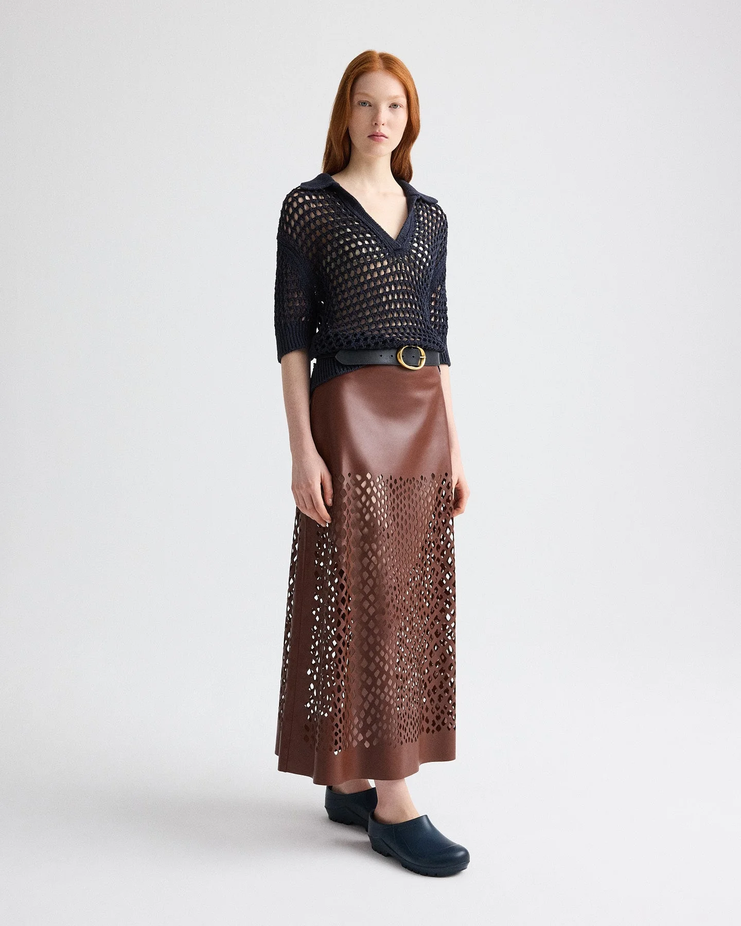 TWP - Unspoken Truth Polo Sweater in Linen Silk - Image 4
