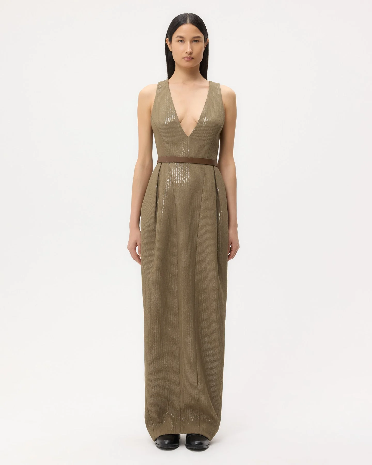 TWP - Used to Love Me A Lot Dress in Chiffon Encased Paillettes - Image 6