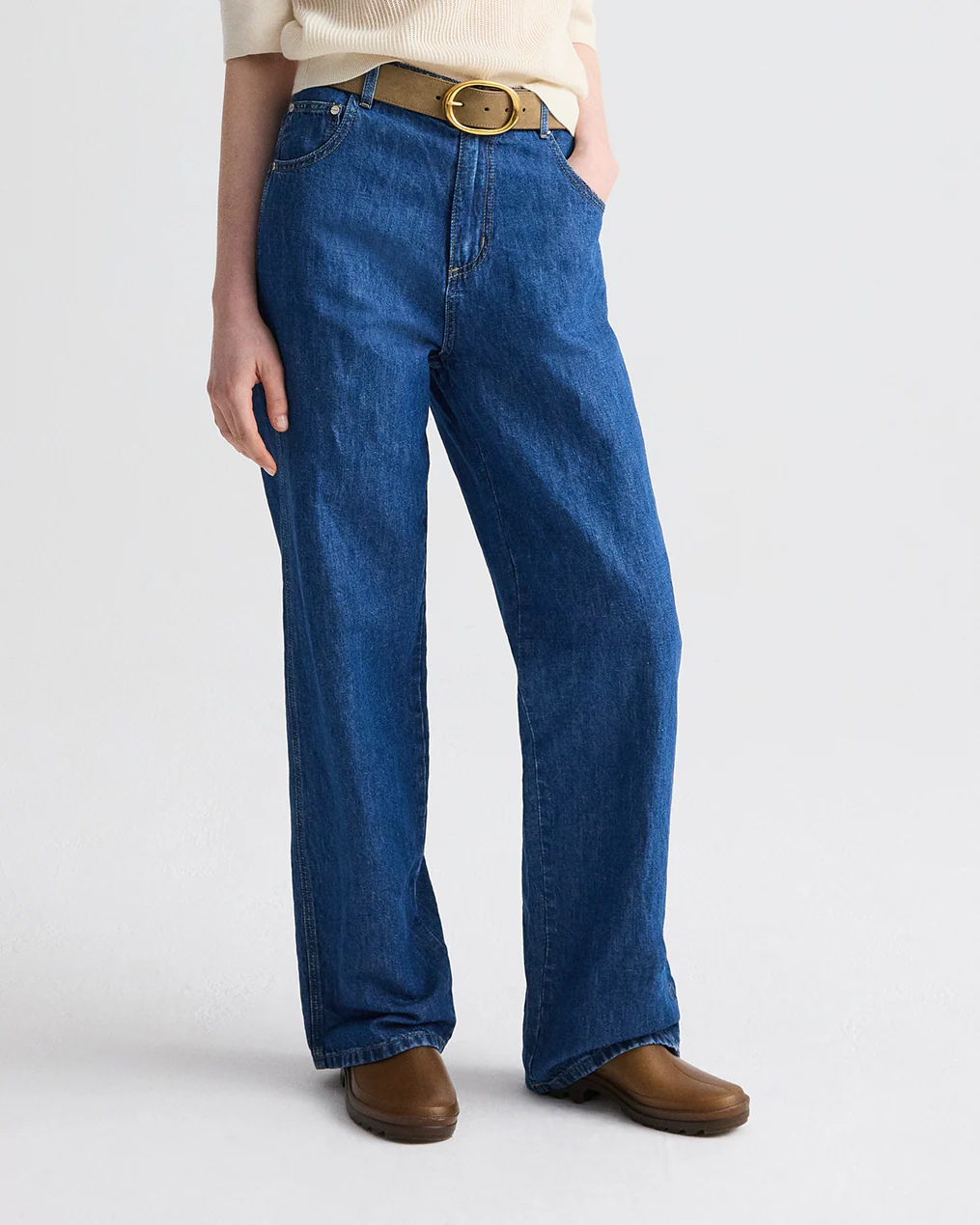 TWP - Wide Belt in Suede - Image 2