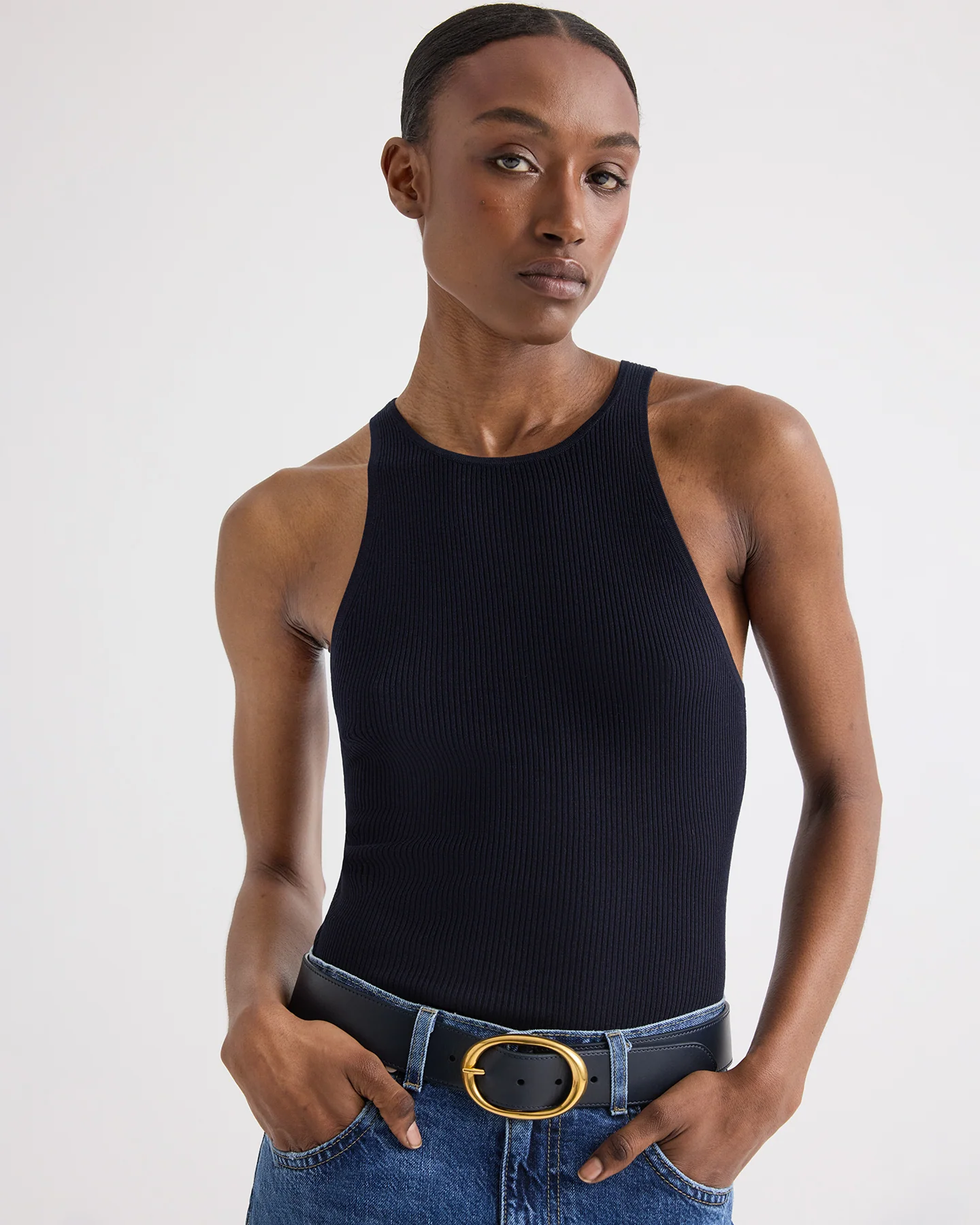 TWP - Wide Belt in Vachetta Leather - Image 2