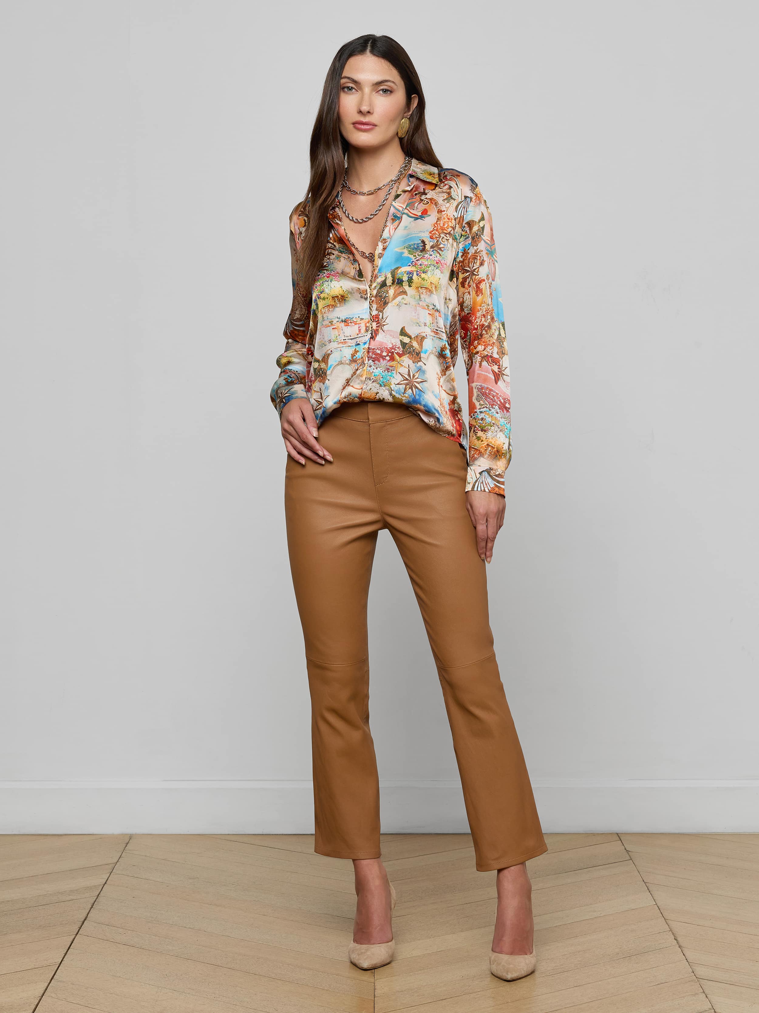 L'AGENCE - Tyler Silk Blouse - Image 4