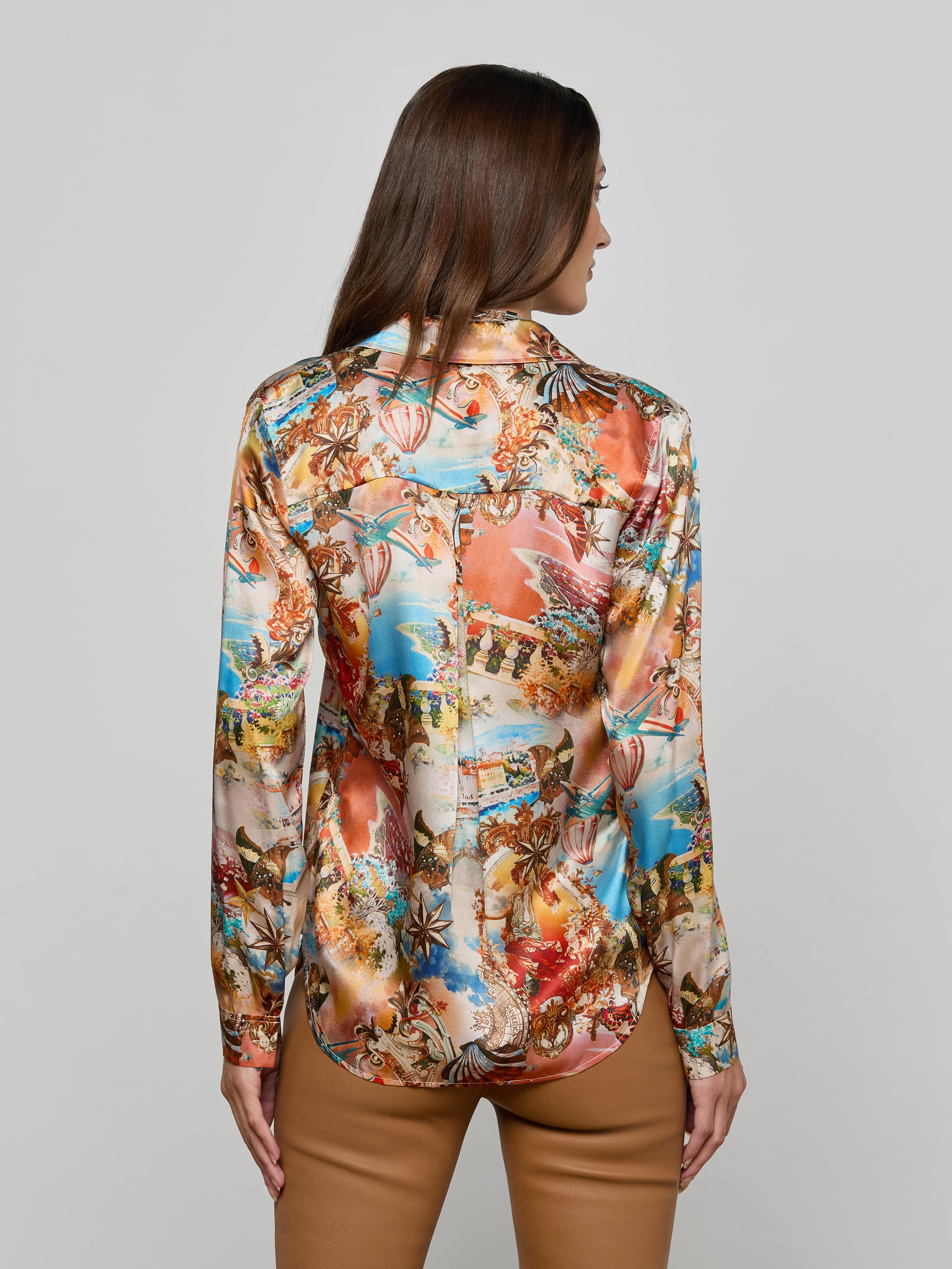 L'AGENCE - Tyler Silk Blouse - Image 5