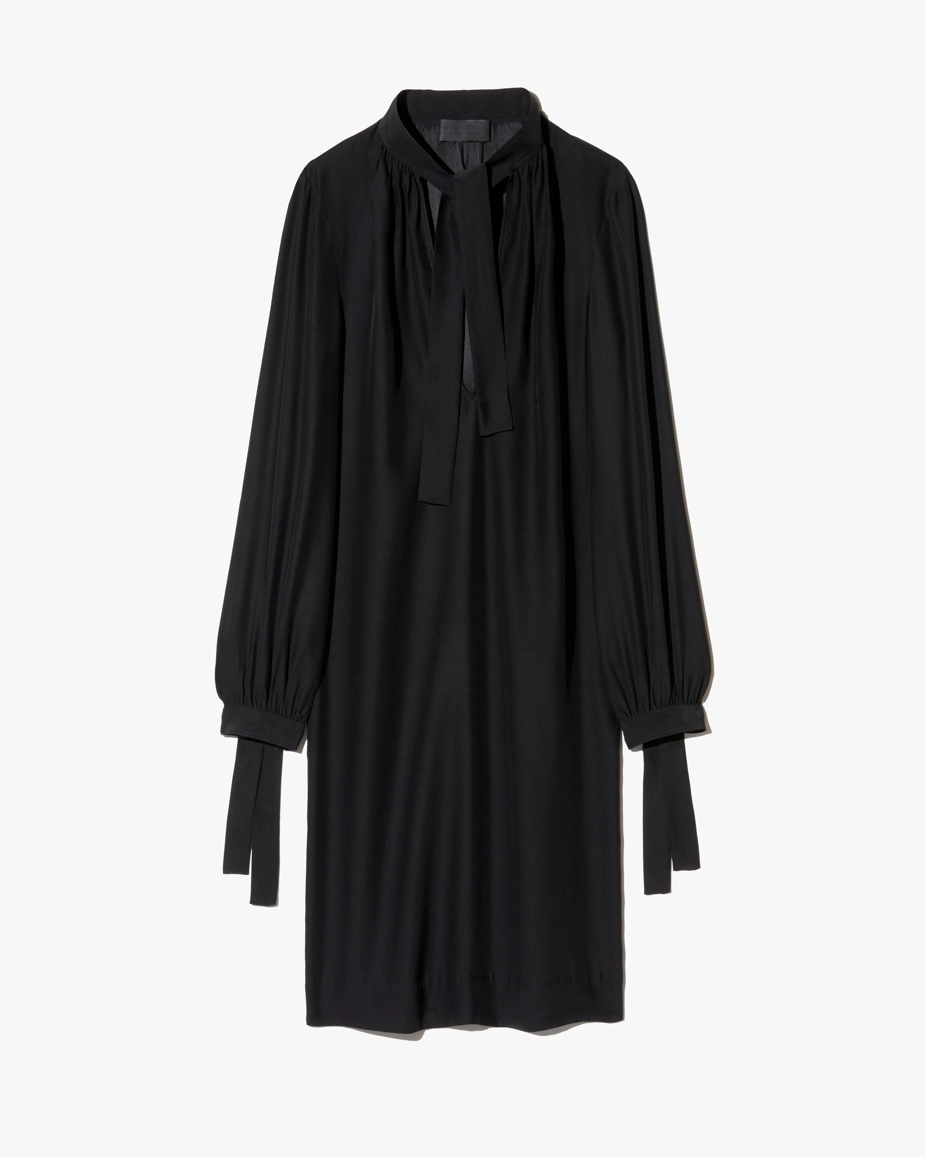 Nili Lotan - VADA TIE NECK SILK DRESS