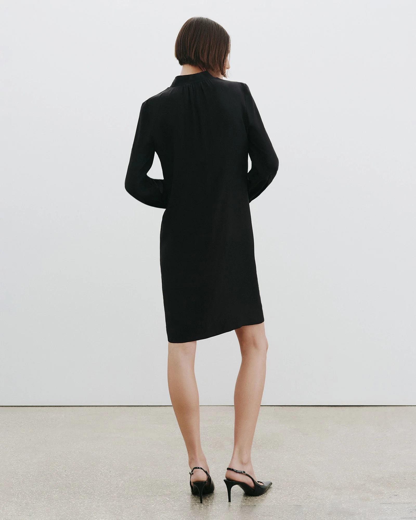 Nili Lotan - VADA TIE NECK SILK DRESS - Image 5