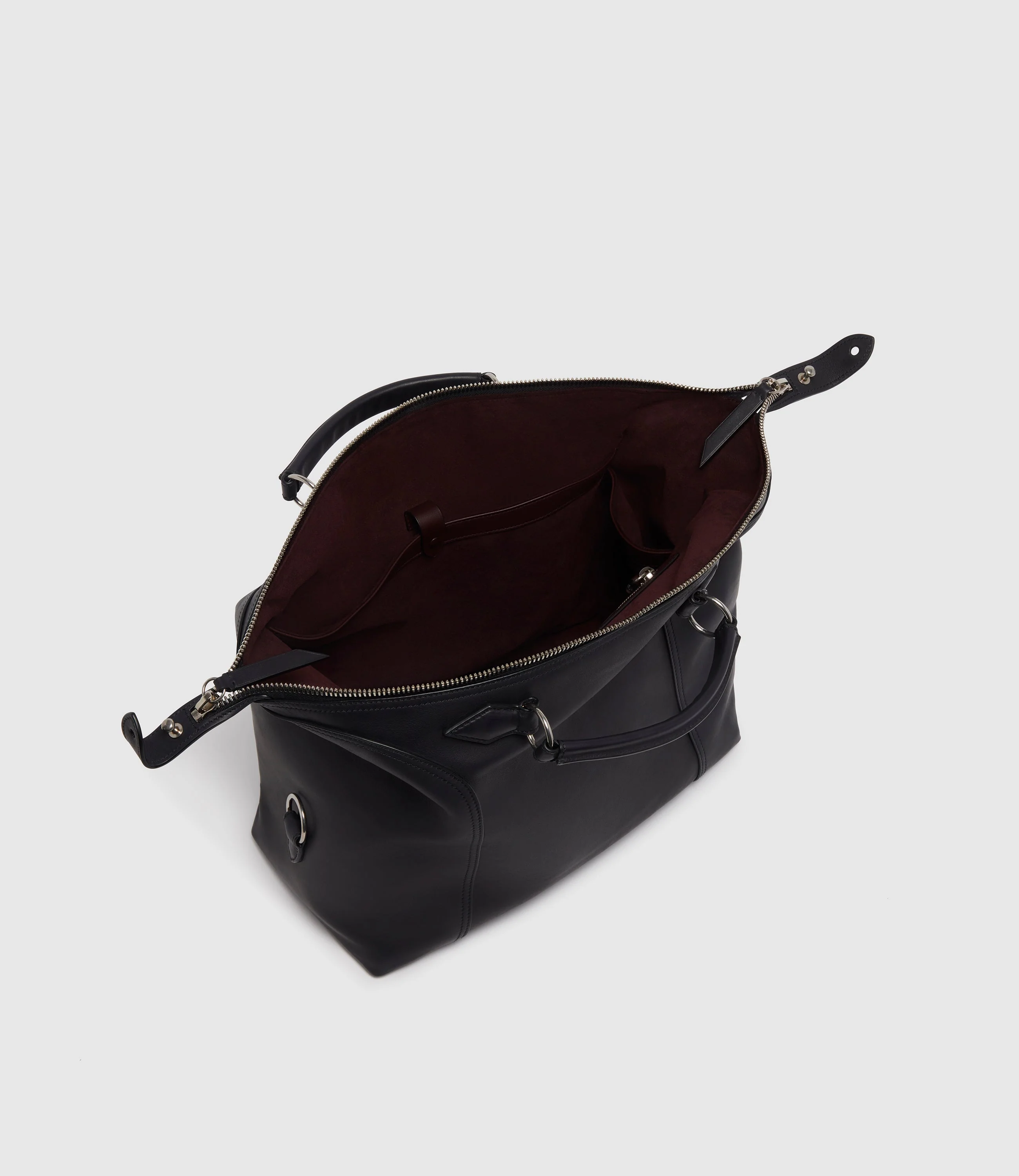 Metier - Vagabond Messenger Natural Calfskin Matte Black - Image 3