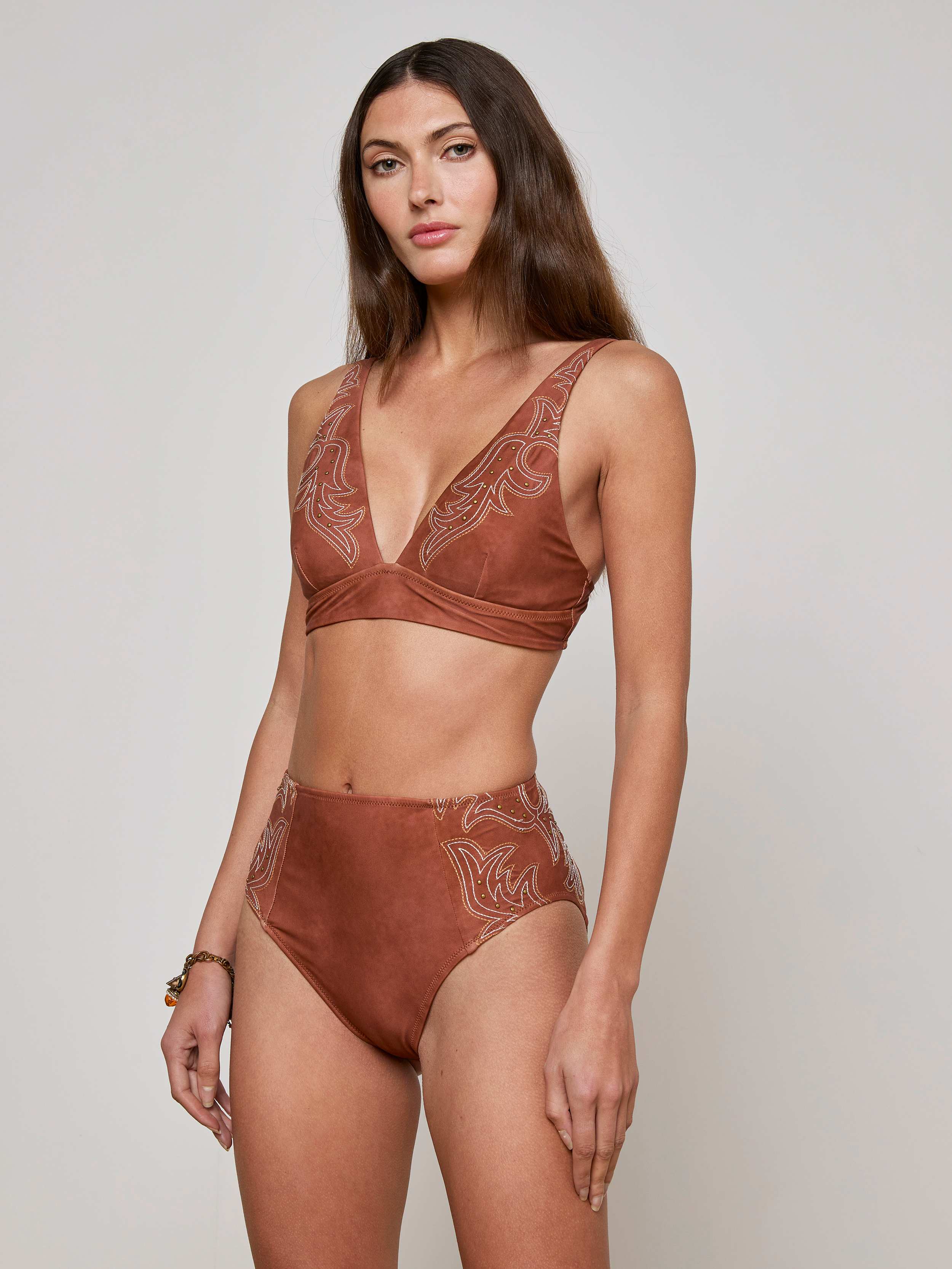 L'AGENCE - Vanessa High - Waisted Bikini Bottom - Image 9
