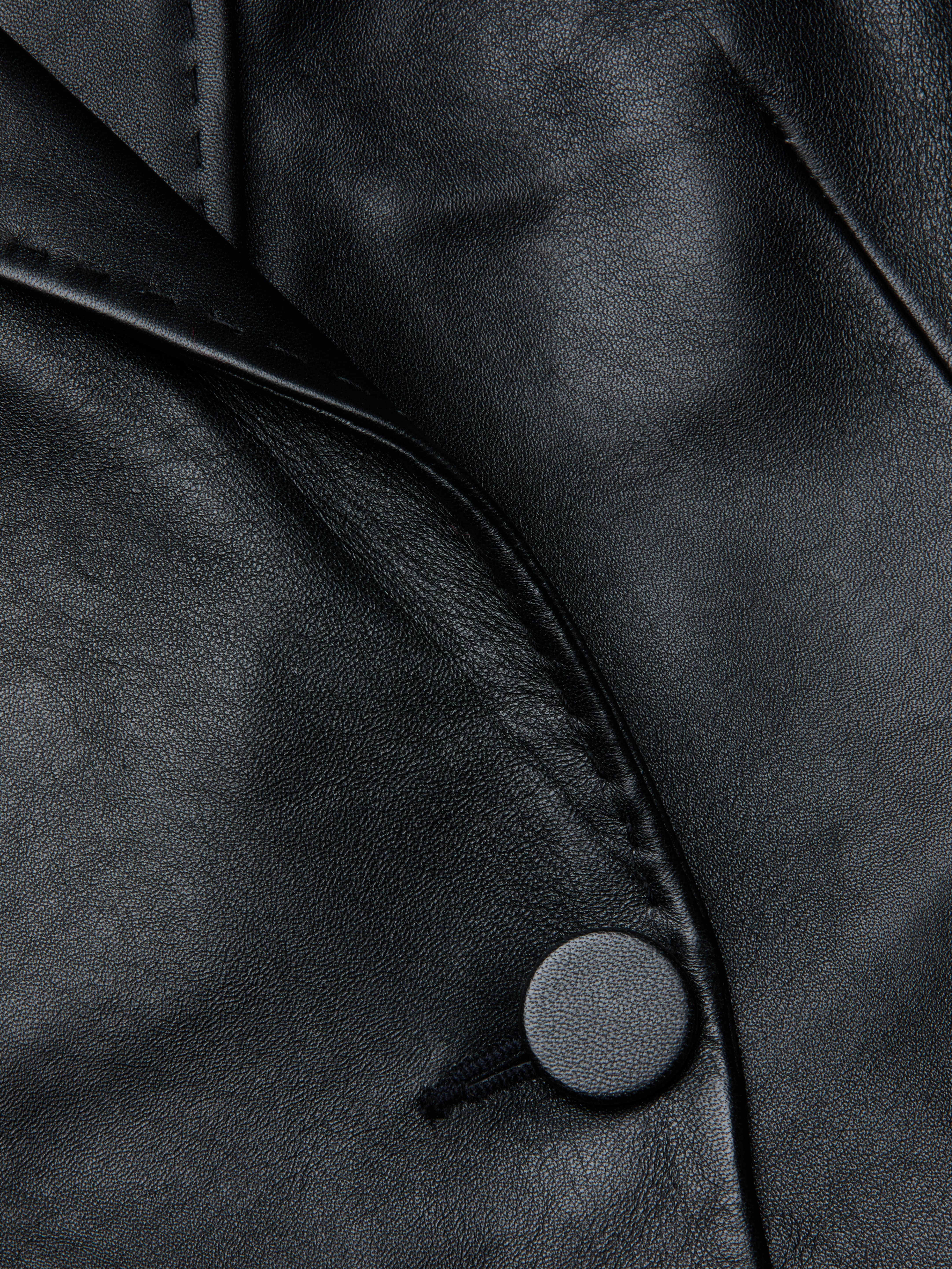 L'AGENCE - Vashti Fringed Leather Blazer - Image 13