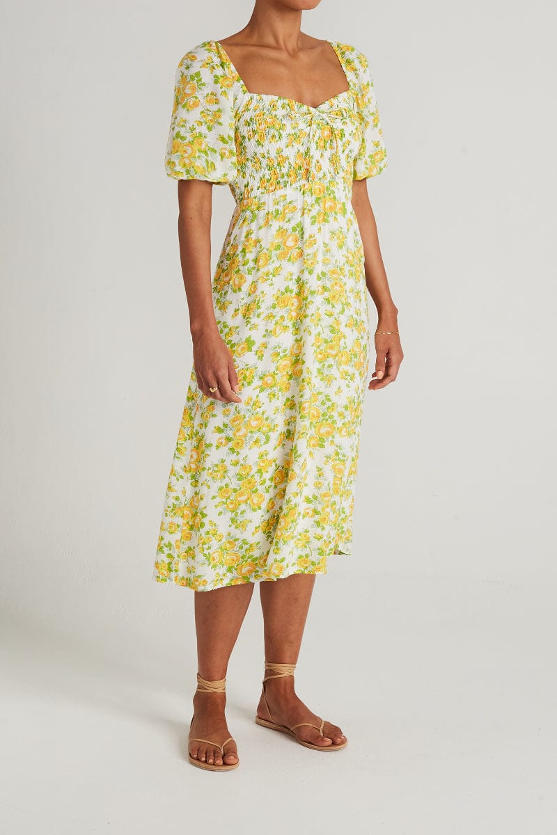 Faithfull - Velika Midi Dress Morello Floral Print - Final Sale - Image 3