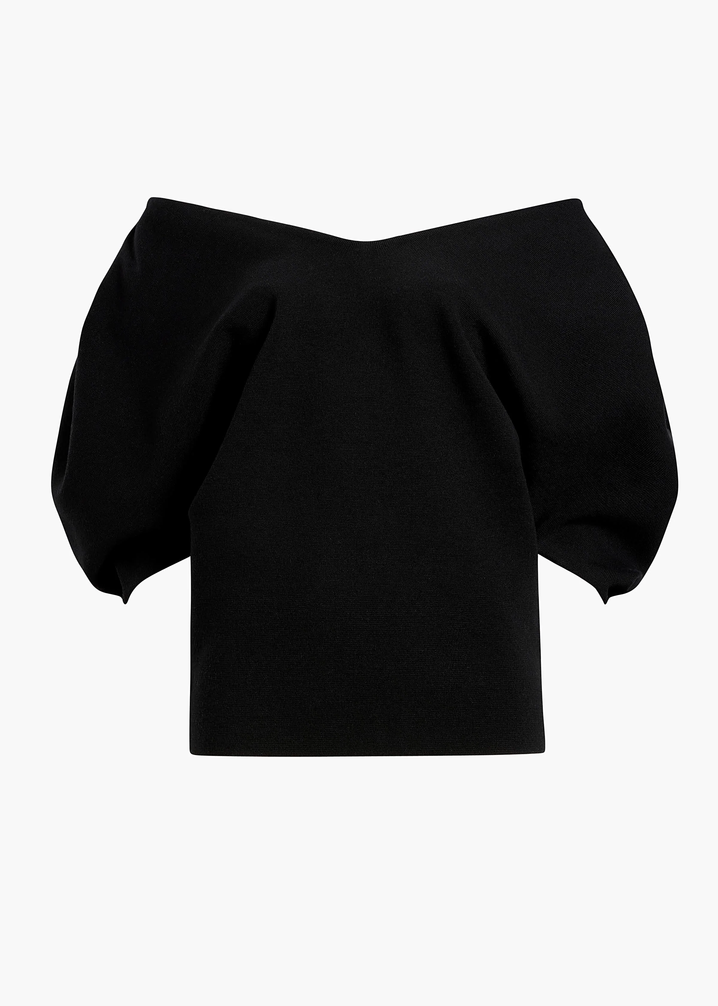 Khaite - Venus Top in Black - Image 8