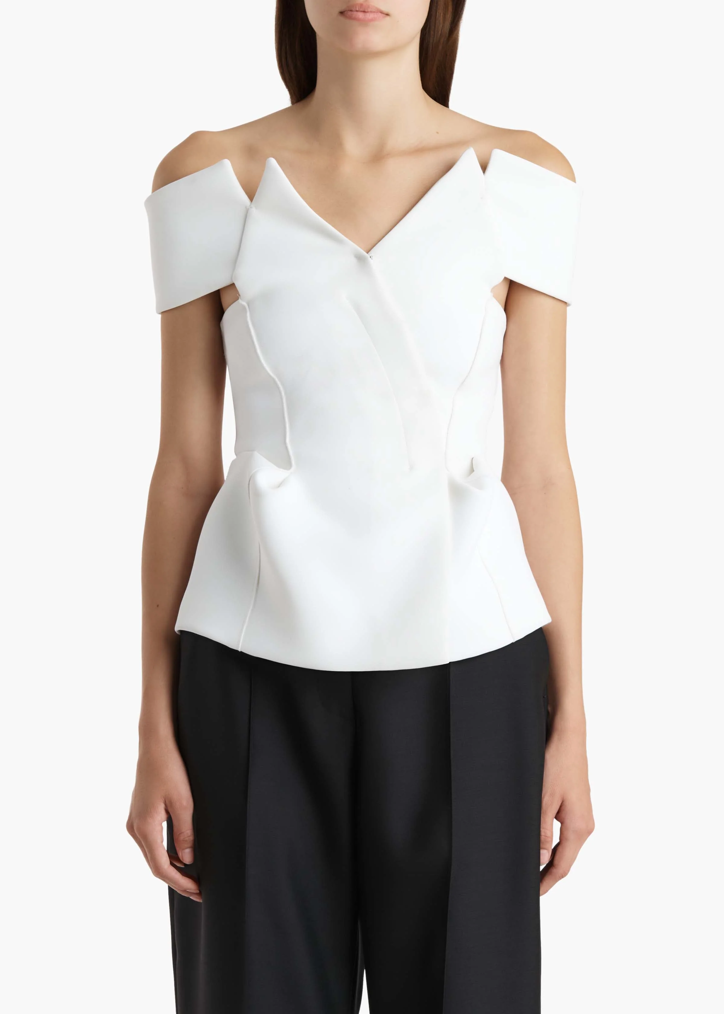 Khaite - Verone Top in Chalk - Image 10