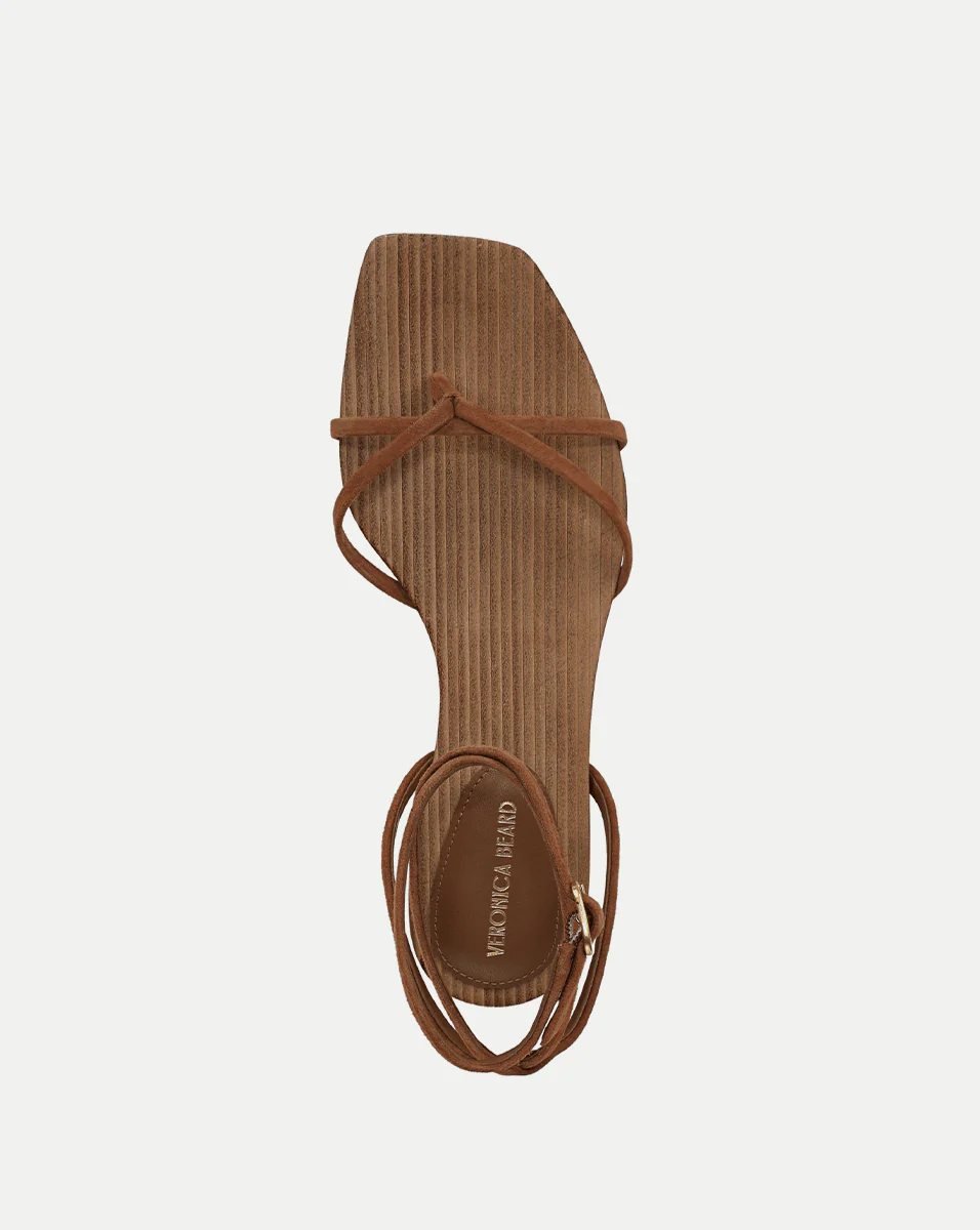 Veronica Beard - Allegra Suede Ankle - Wrap Sandal - Image 4