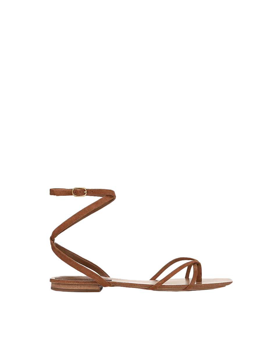 Veronica Beard - Allegra Suede Ankle - Wrap Sandal - Image 5