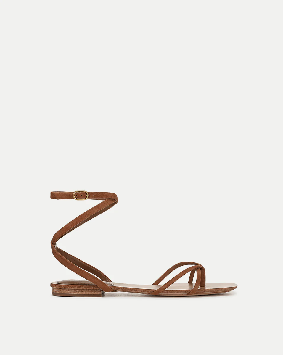 Veronica Beard - Allegra Suede Ankle - Wrap Sandal - Image 7